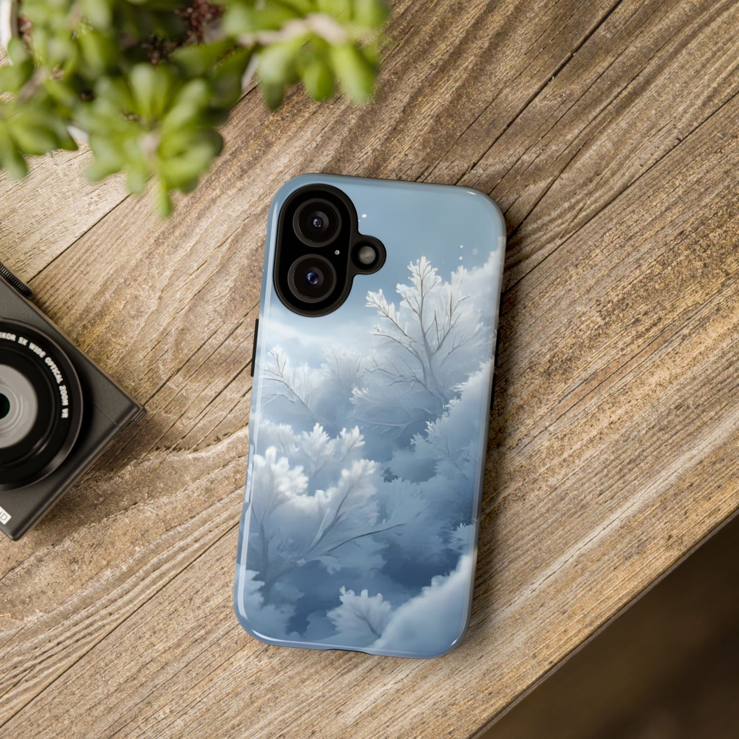 Frostglow Branch Case | Subtle Winter Beauty, Strong Everyday Protection