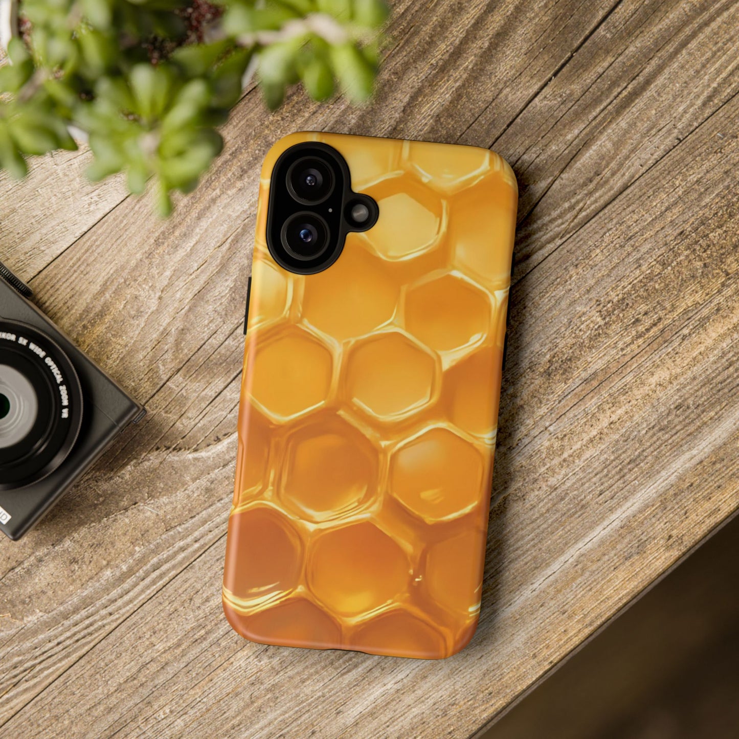 Golden Hive Case | Honeycomb-Inspired Tough Protection