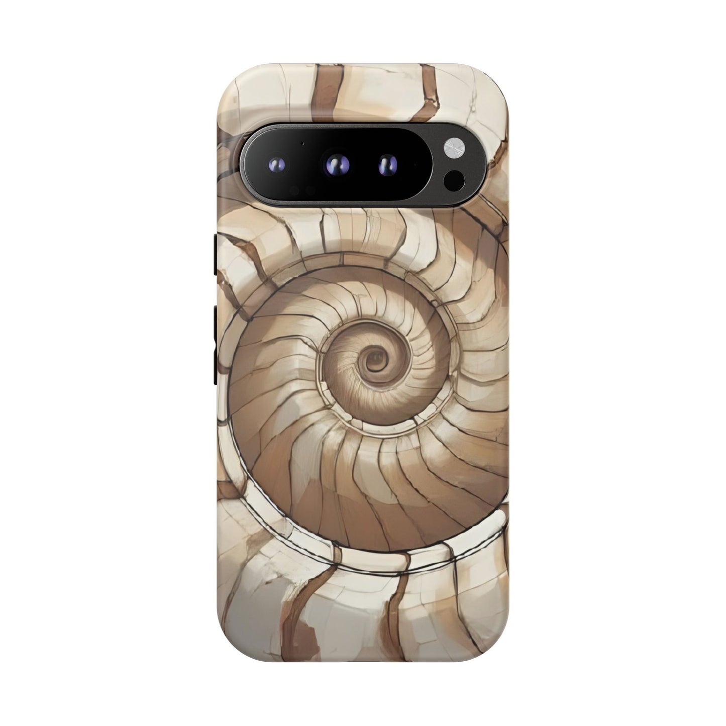 Spiral Shell Case | Ocean-Inspired Flow & Protection