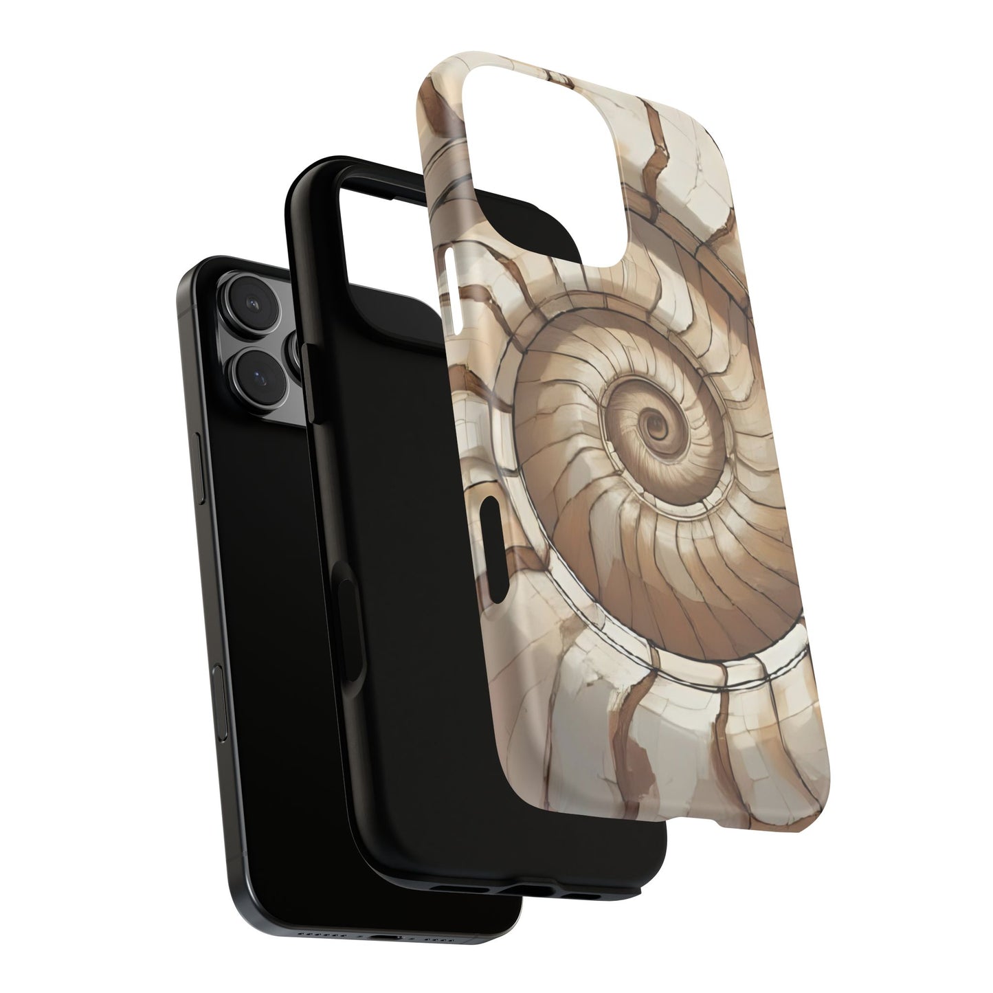 Spiral Shell Case | Ocean-Inspired Flow & Protection