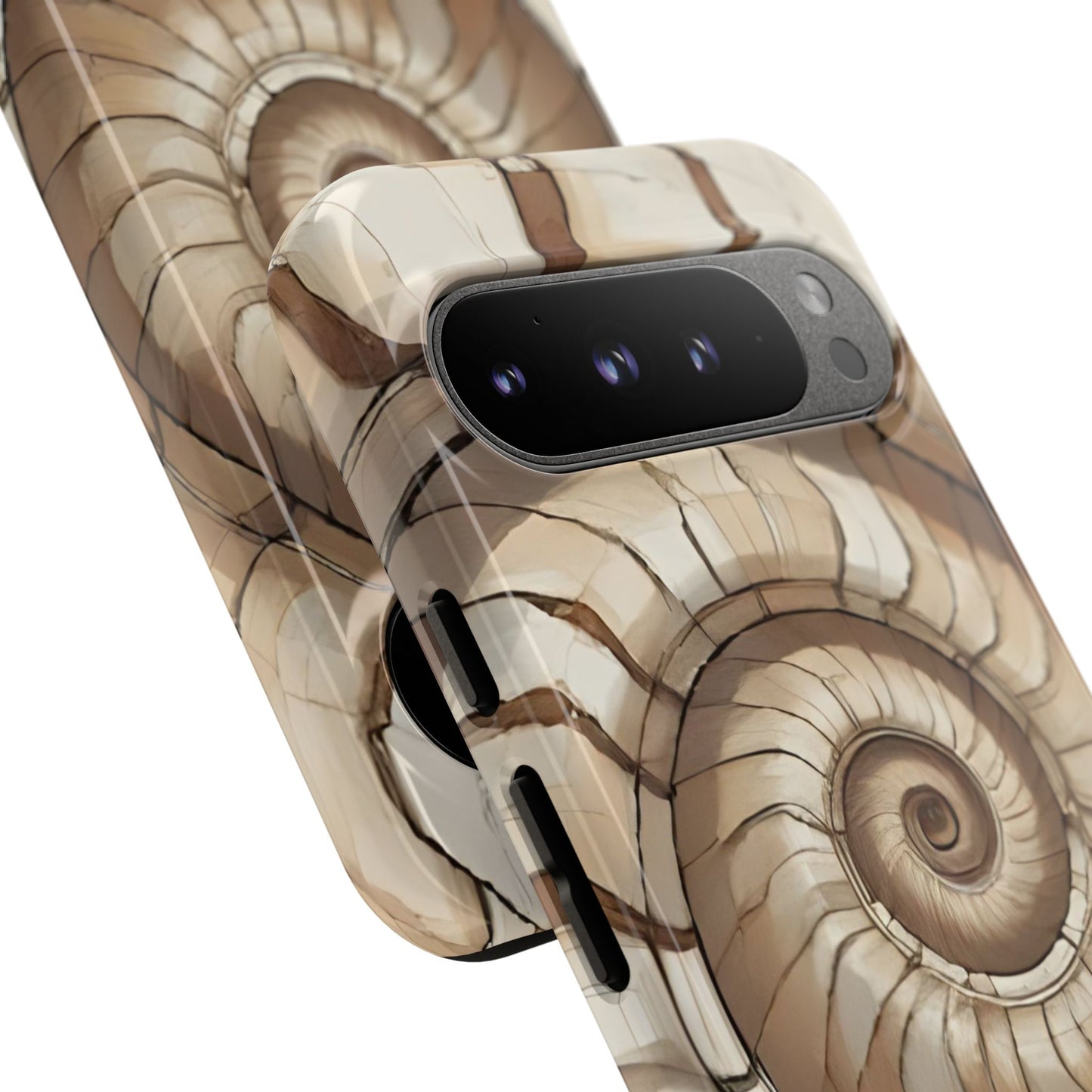 Spiral Shell Case | Ocean-Inspired Flow & Protection