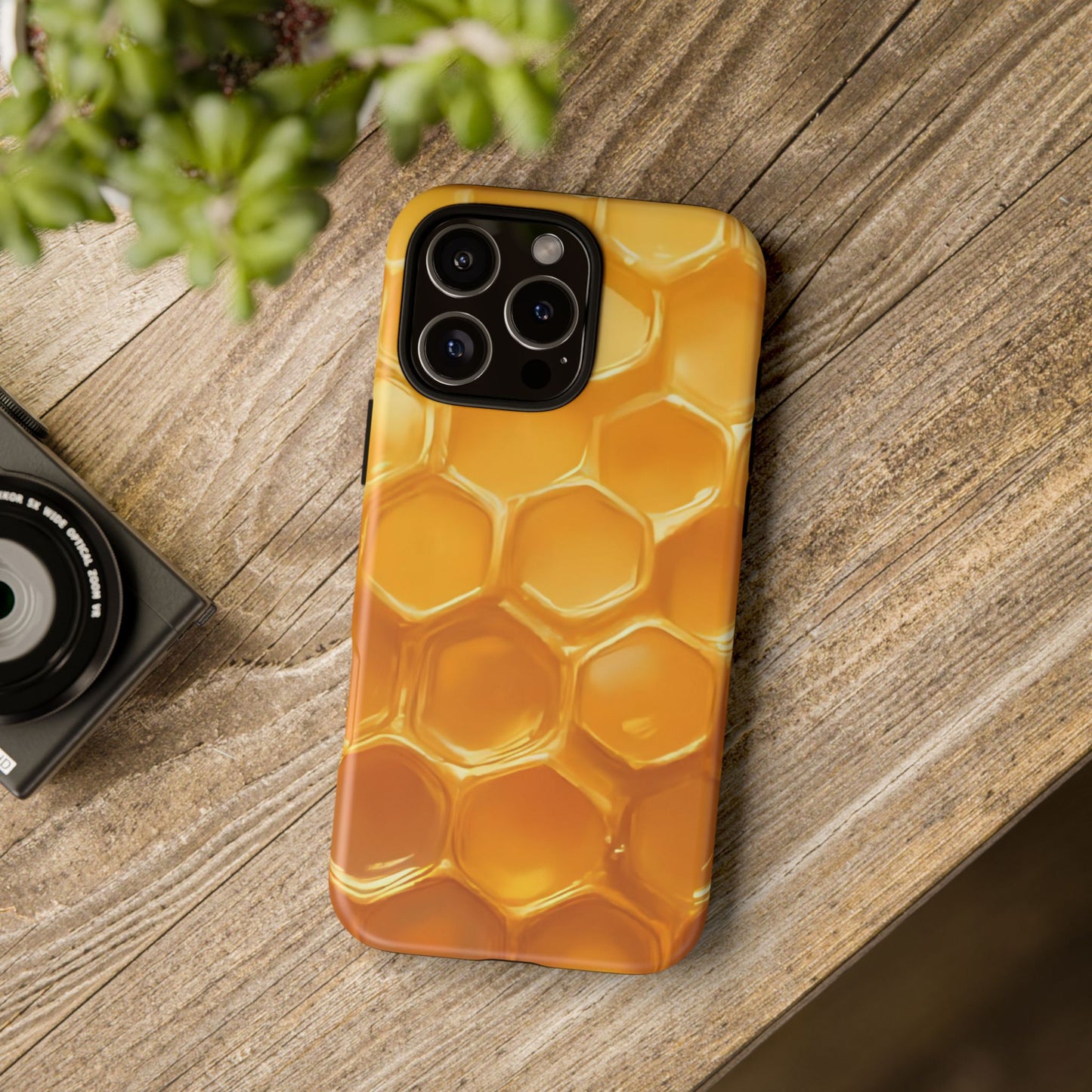 Golden Hive Case | Honeycomb-Inspired Tough Protection