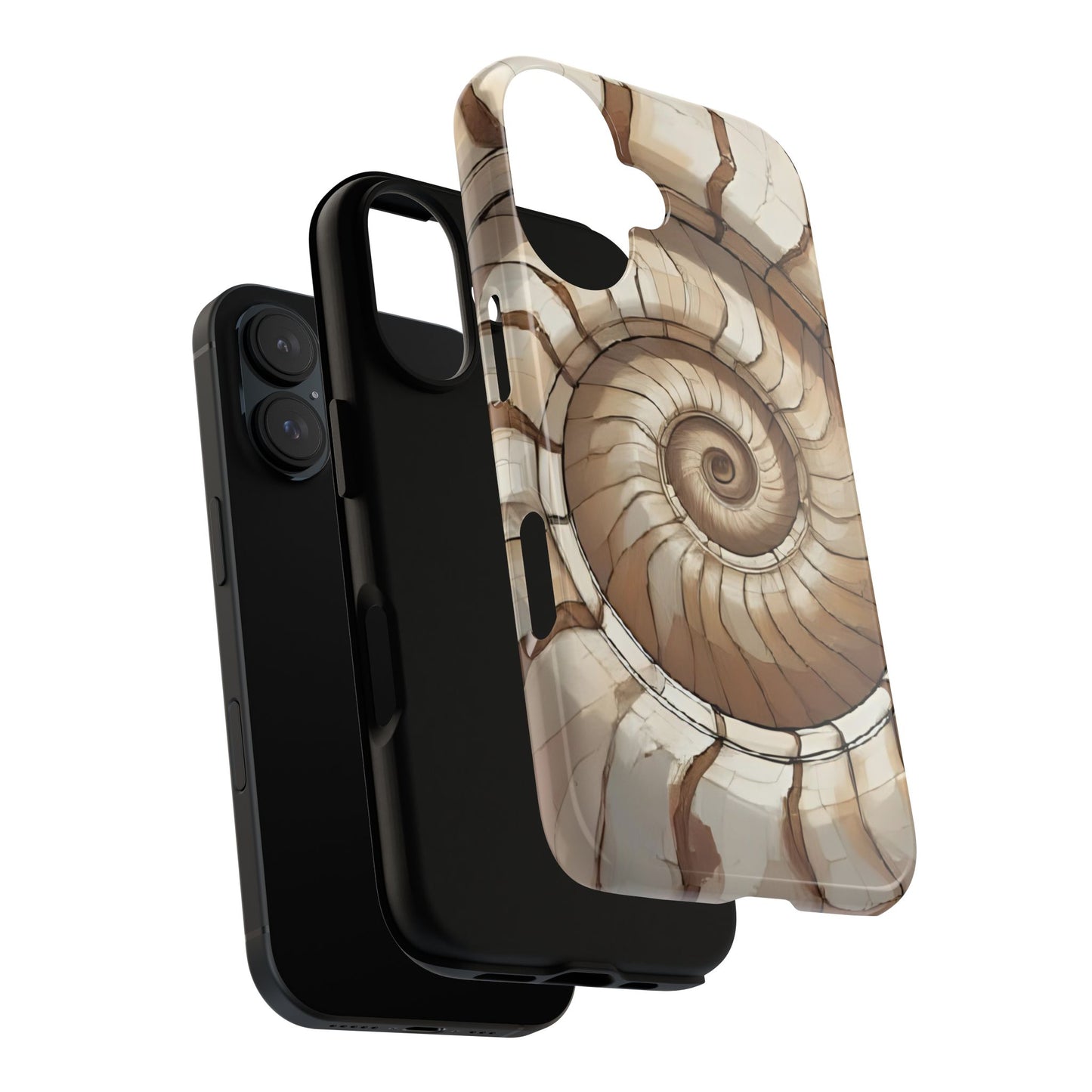 Spiral Shell Case | Ocean-Inspired Flow & Protection