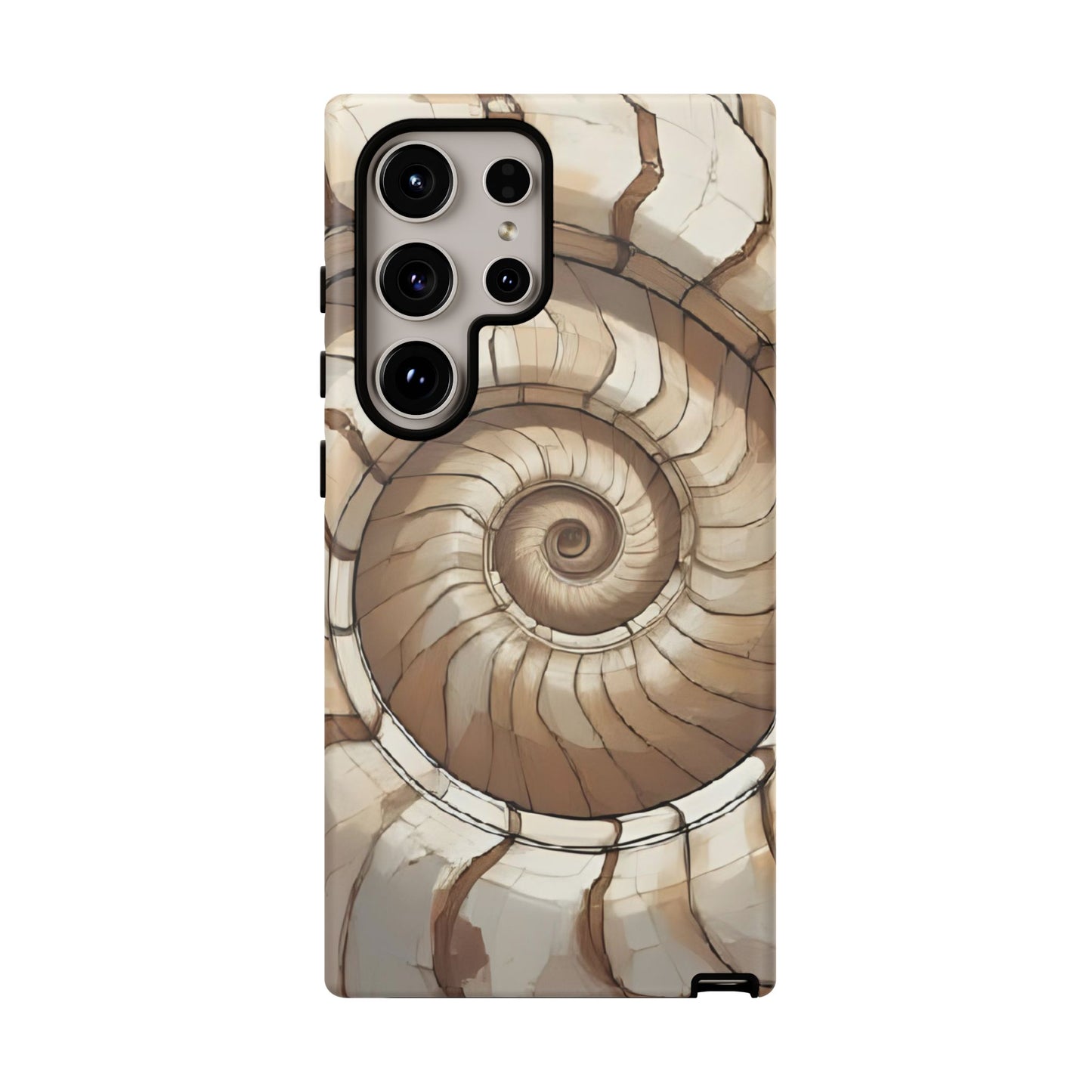 Spiral Shell Case | Ocean-Inspired Flow & Protection