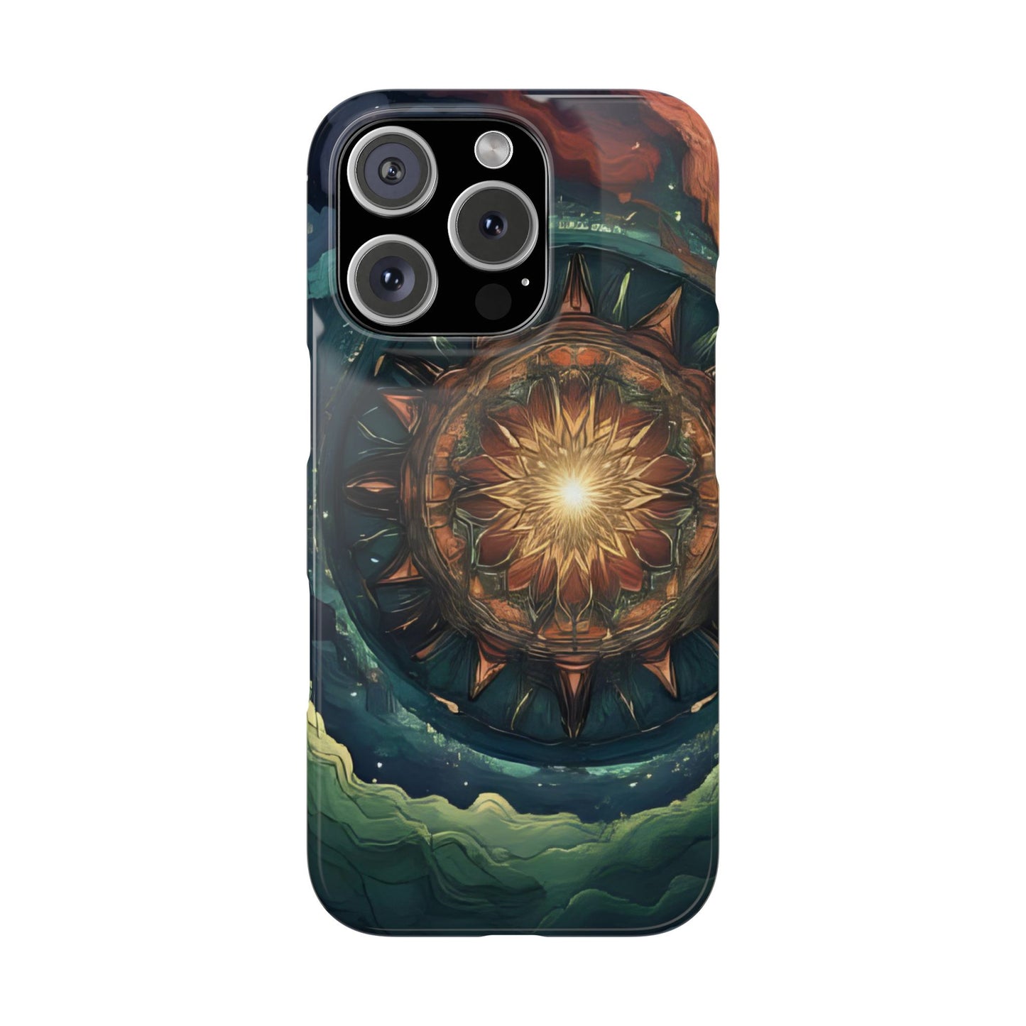 Celestial Mandala Case | Slim Glossy Astrological Phone Cover