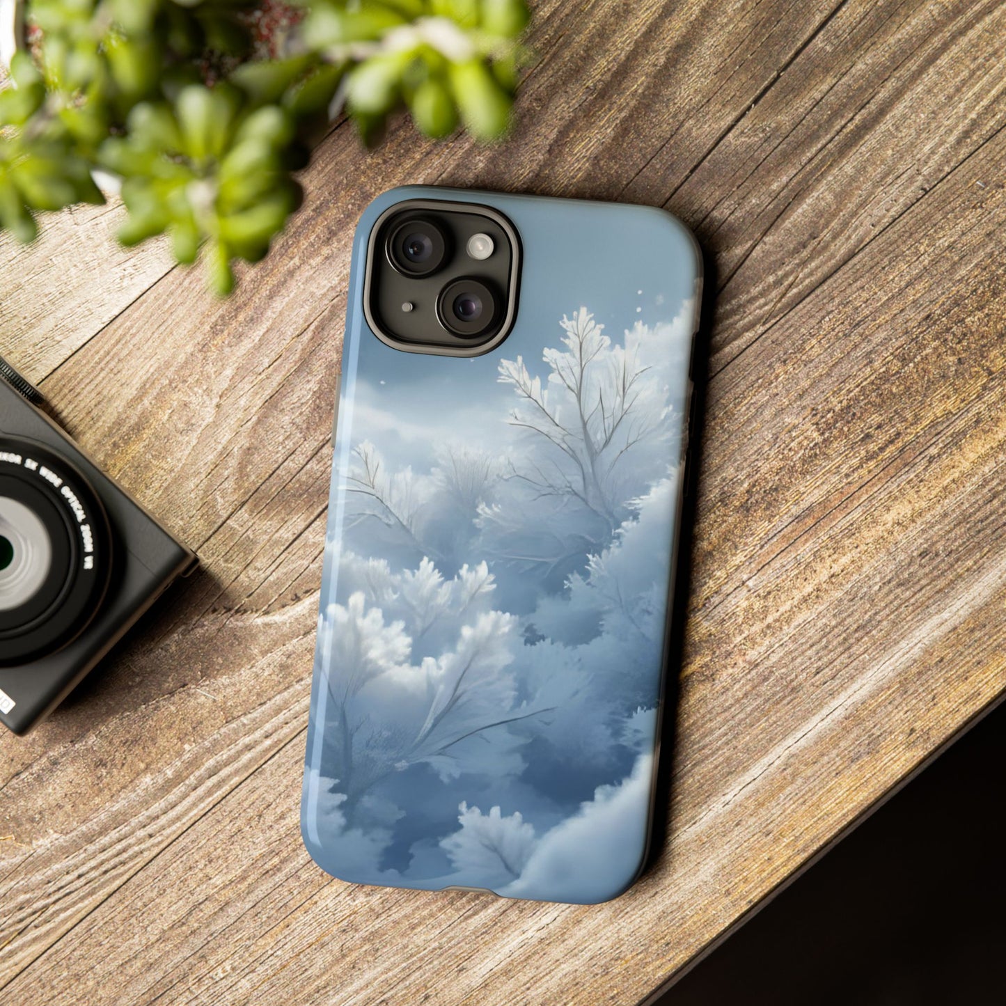 Frostglow Branch Case | Subtle Winter Beauty, Strong Everyday Protection