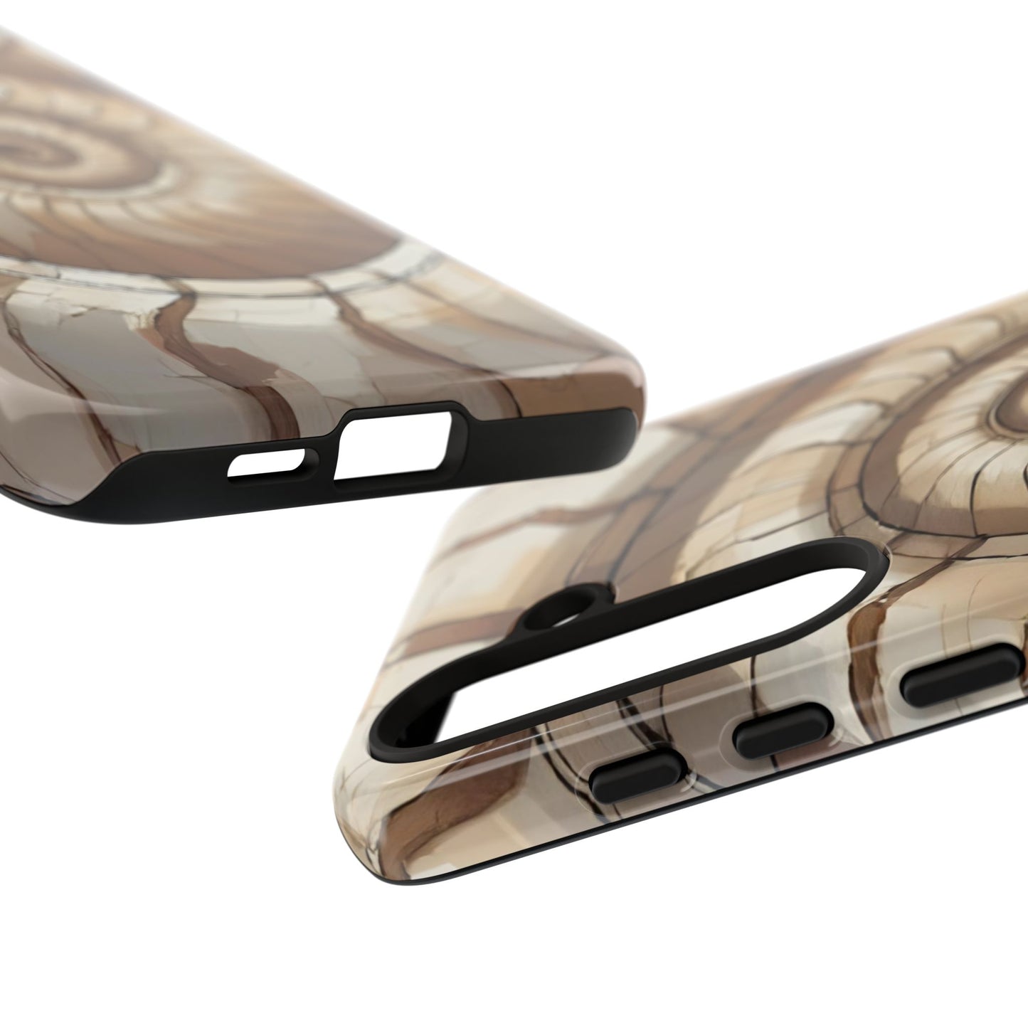 Spiral Shell Case | Ocean-Inspired Flow & Protection