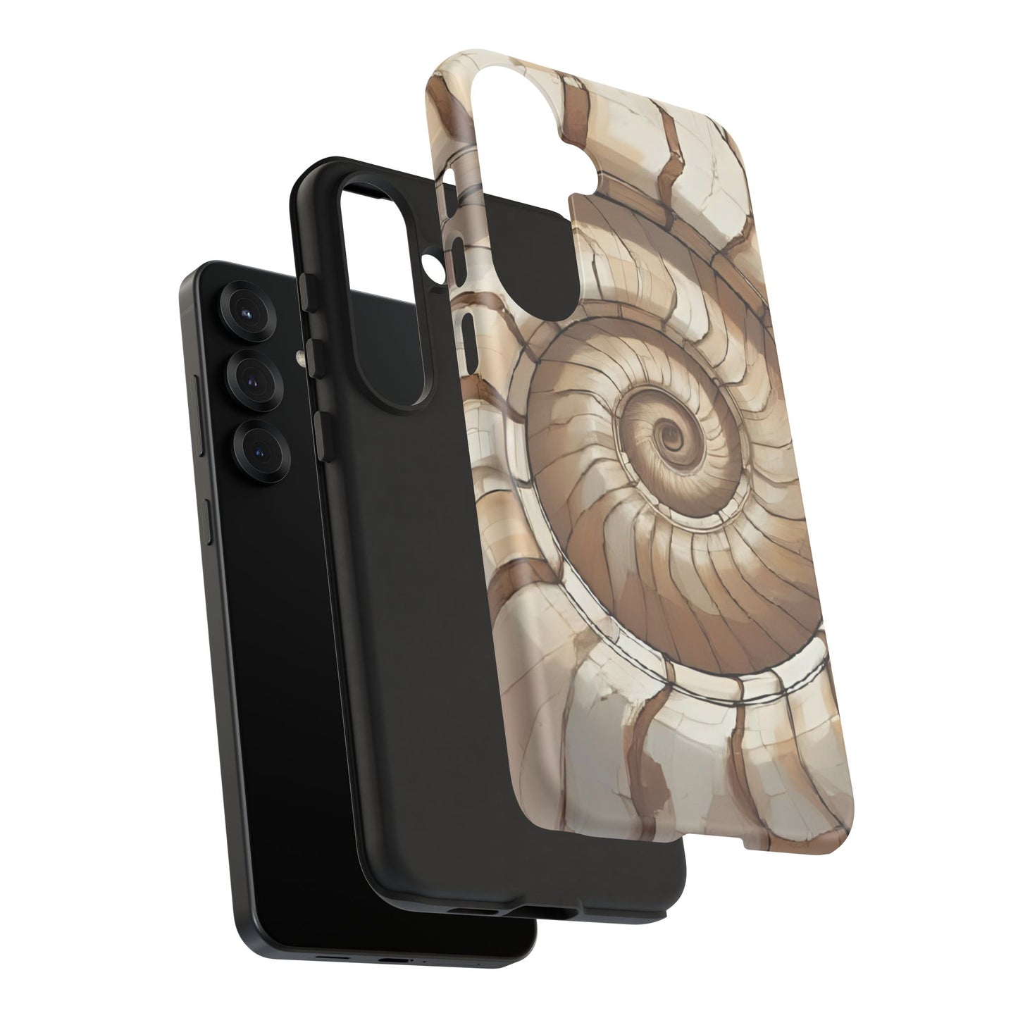 Spiral Shell Case | Ocean-Inspired Flow & Protection