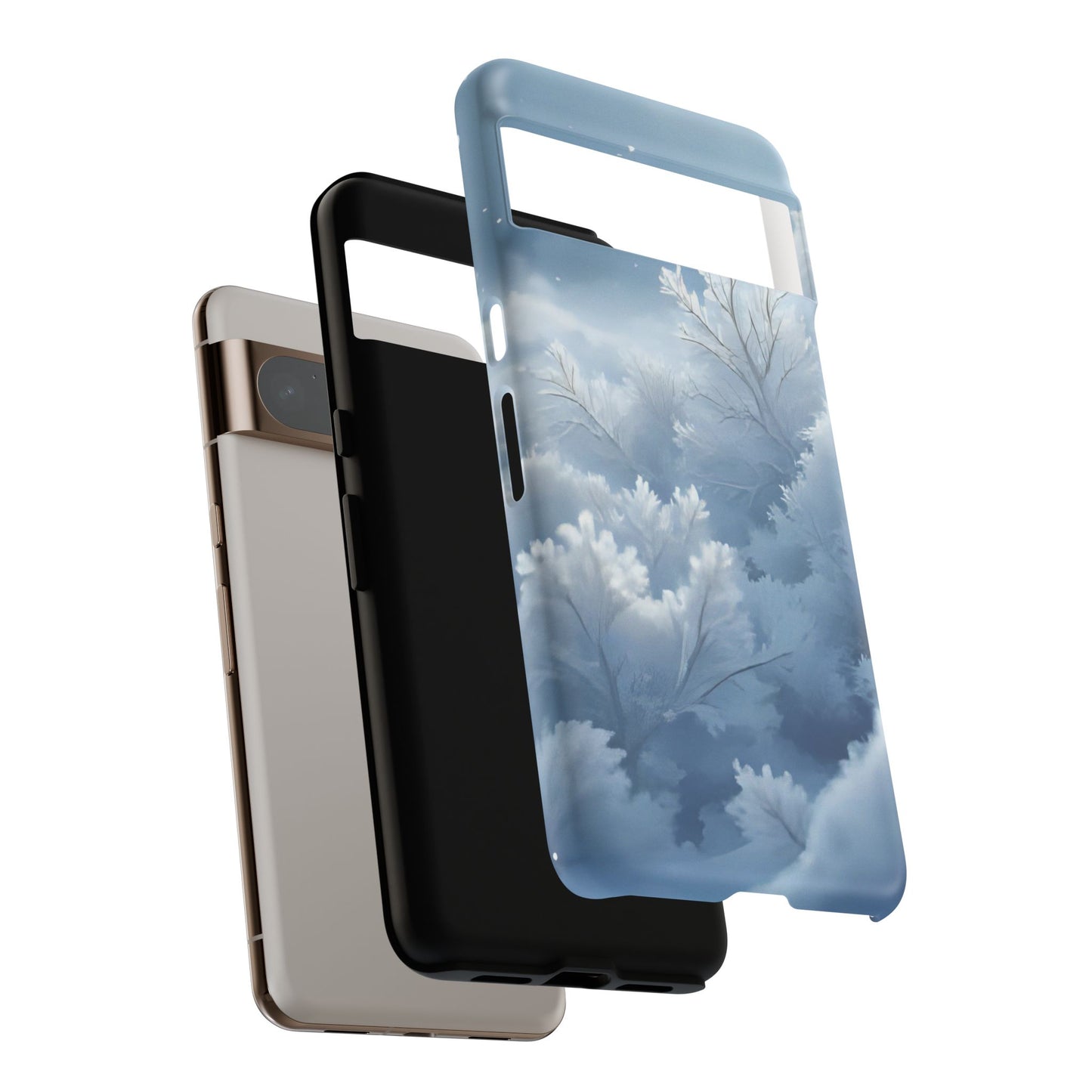 Frostglow Branch Case | Subtle Winter Beauty, Strong Everyday Protection