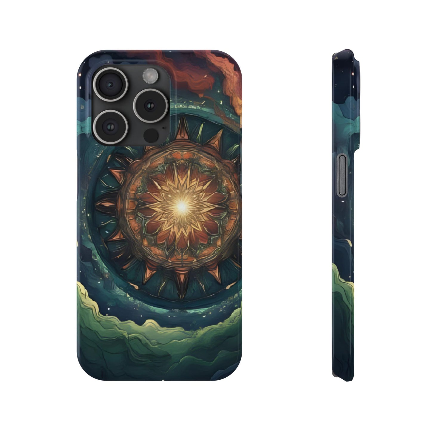 Celestial Mandala Case | Slim Glossy Astrological Phone Cover