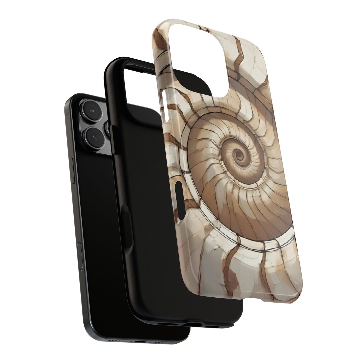Spiral Shell Case | Ocean-Inspired Flow & Protection