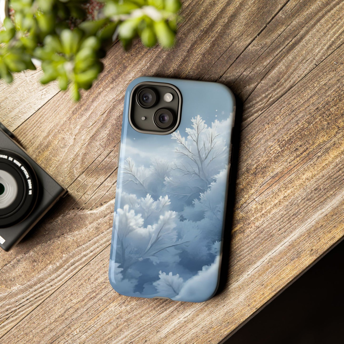 Frostglow Branch Case | Subtle Winter Beauty, Strong Everyday Protection