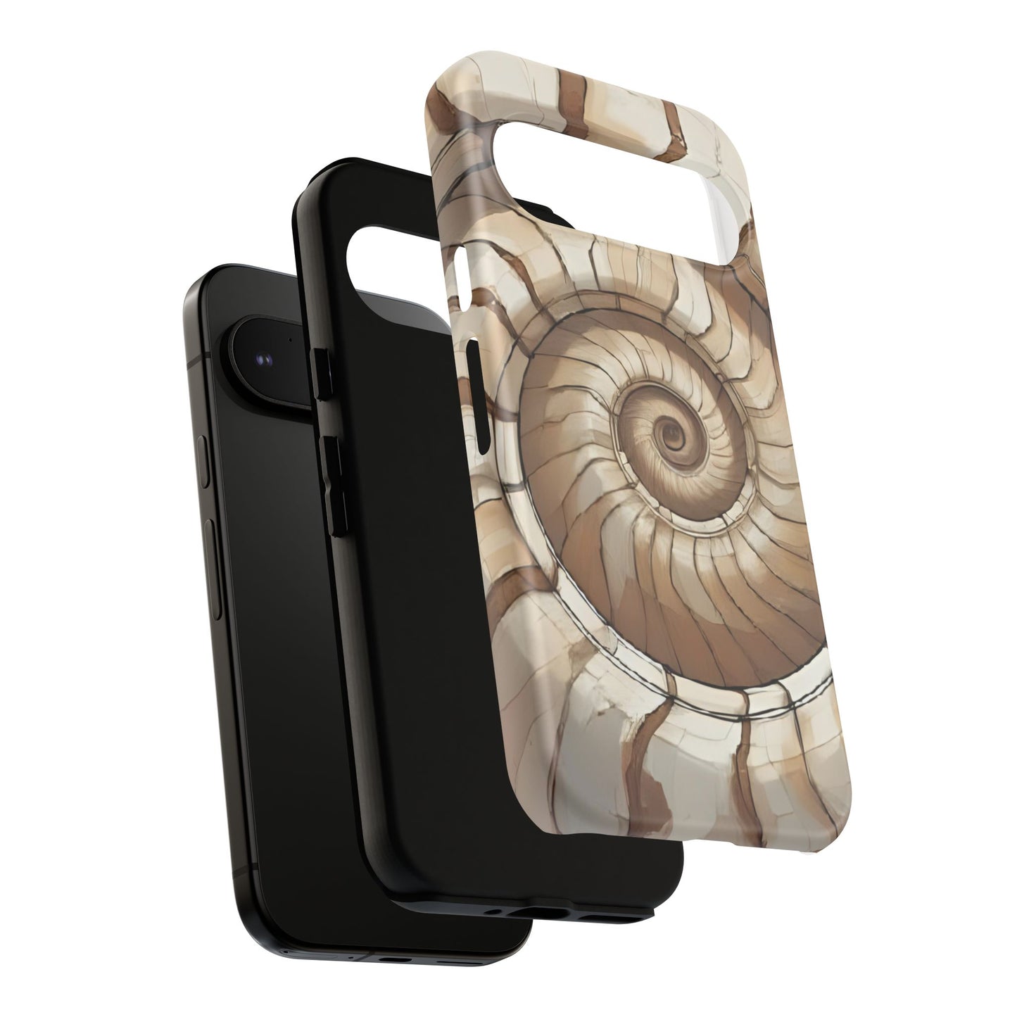 Spiral Shell Case | Ocean-Inspired Flow & Protection