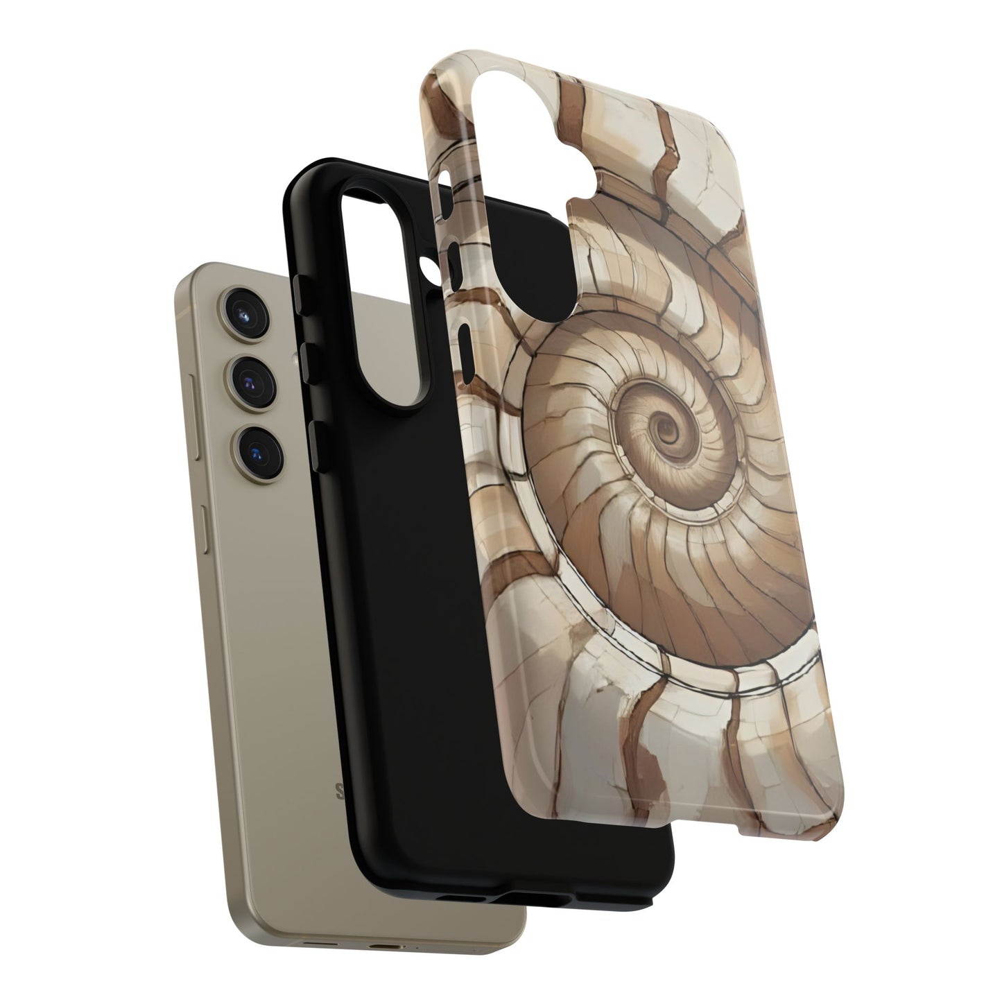 Spiral Shell Case | Ocean-Inspired Flow & Protection