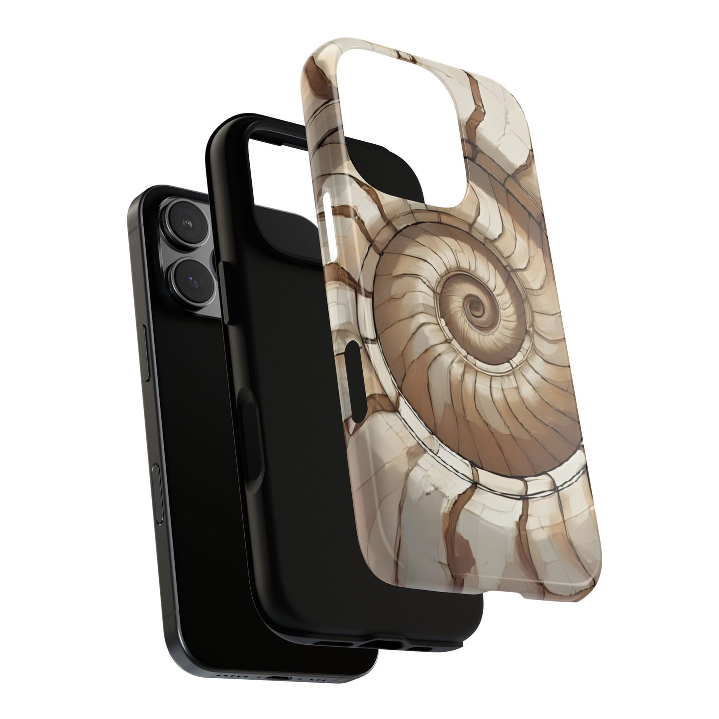 Spiral Shell Case | Ocean-Inspired Flow & Protection