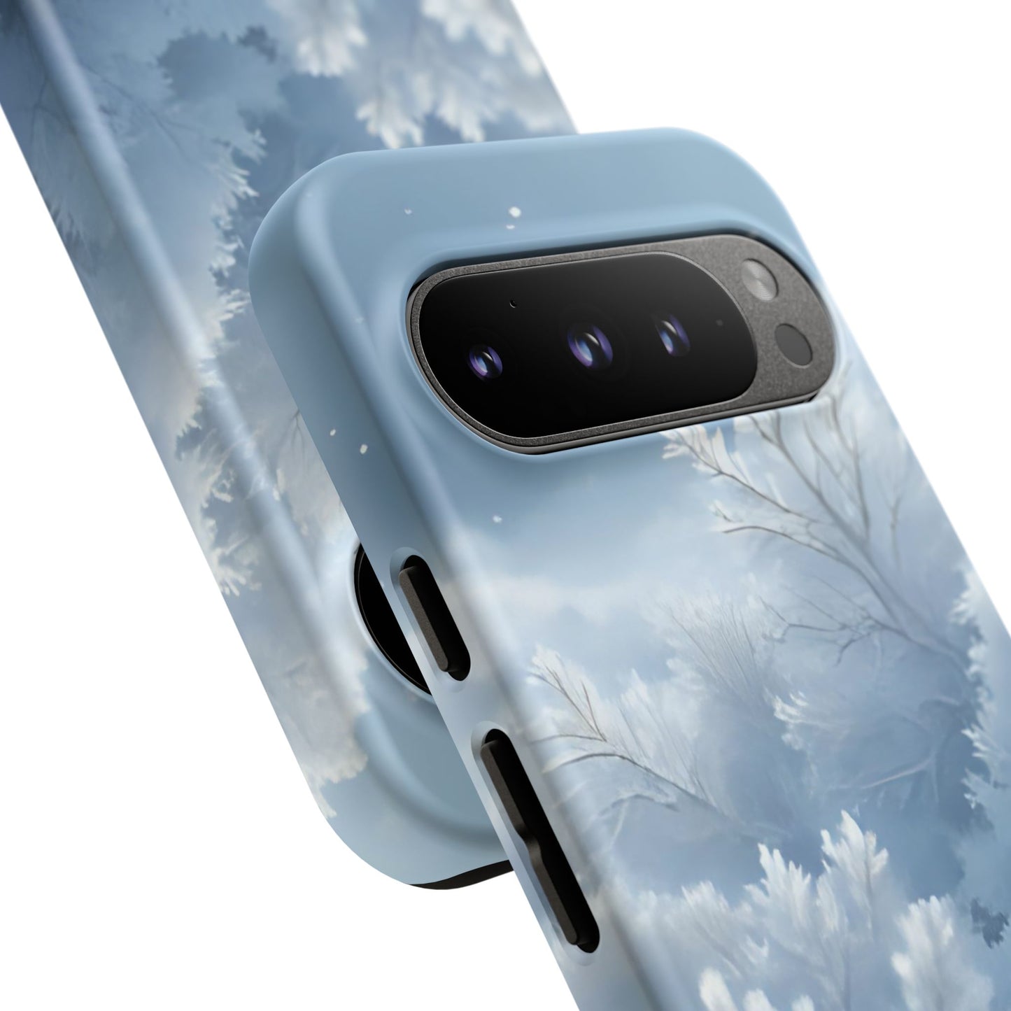 Frostglow Branch Case | Subtle Winter Beauty, Strong Everyday Protection
