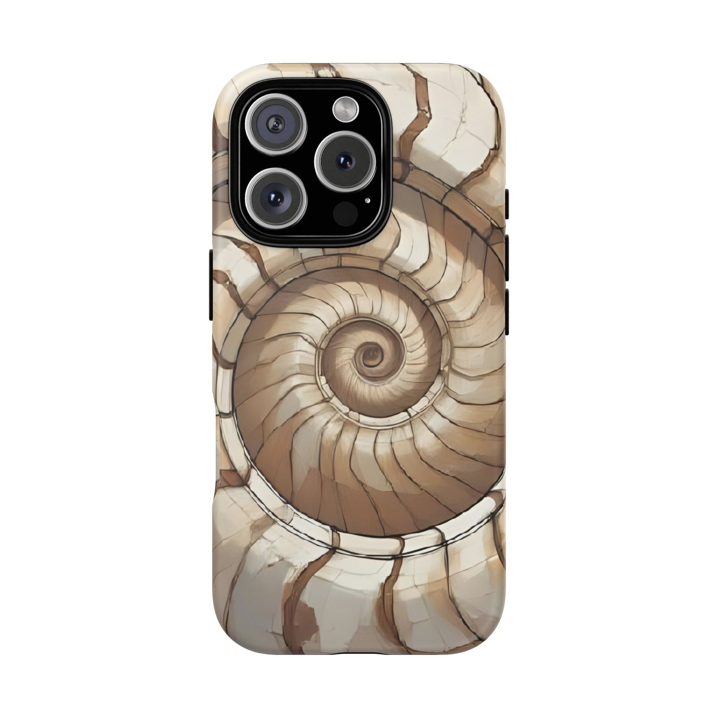 Spiral Shell Case | Ocean-Inspired Flow & Protection