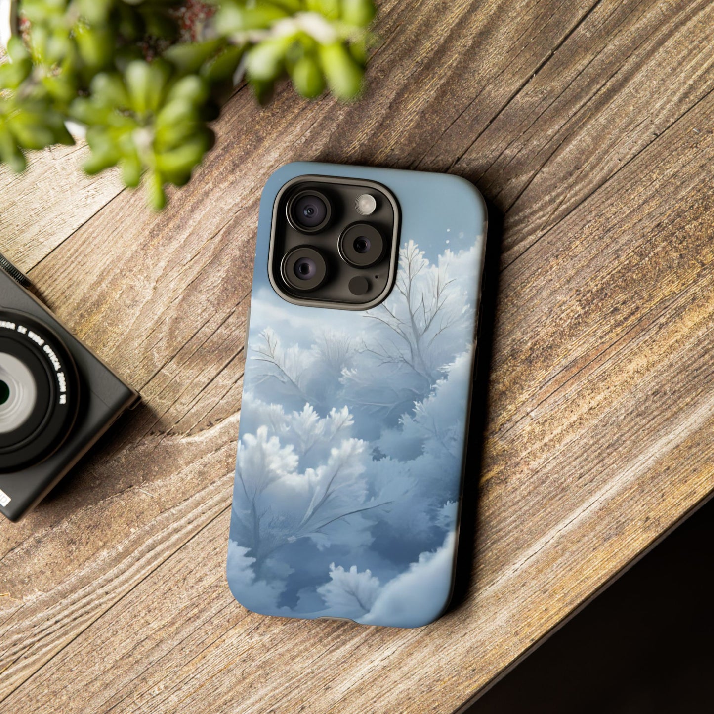 Frostglow Branch Case | Subtle Winter Beauty, Strong Everyday Protection