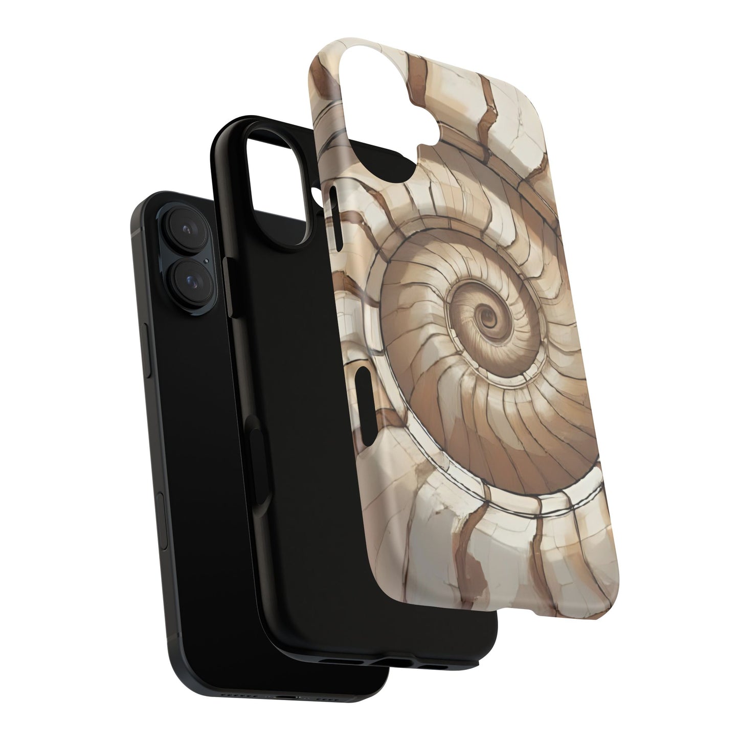 Spiral Shell Case | Ocean-Inspired Flow & Protection