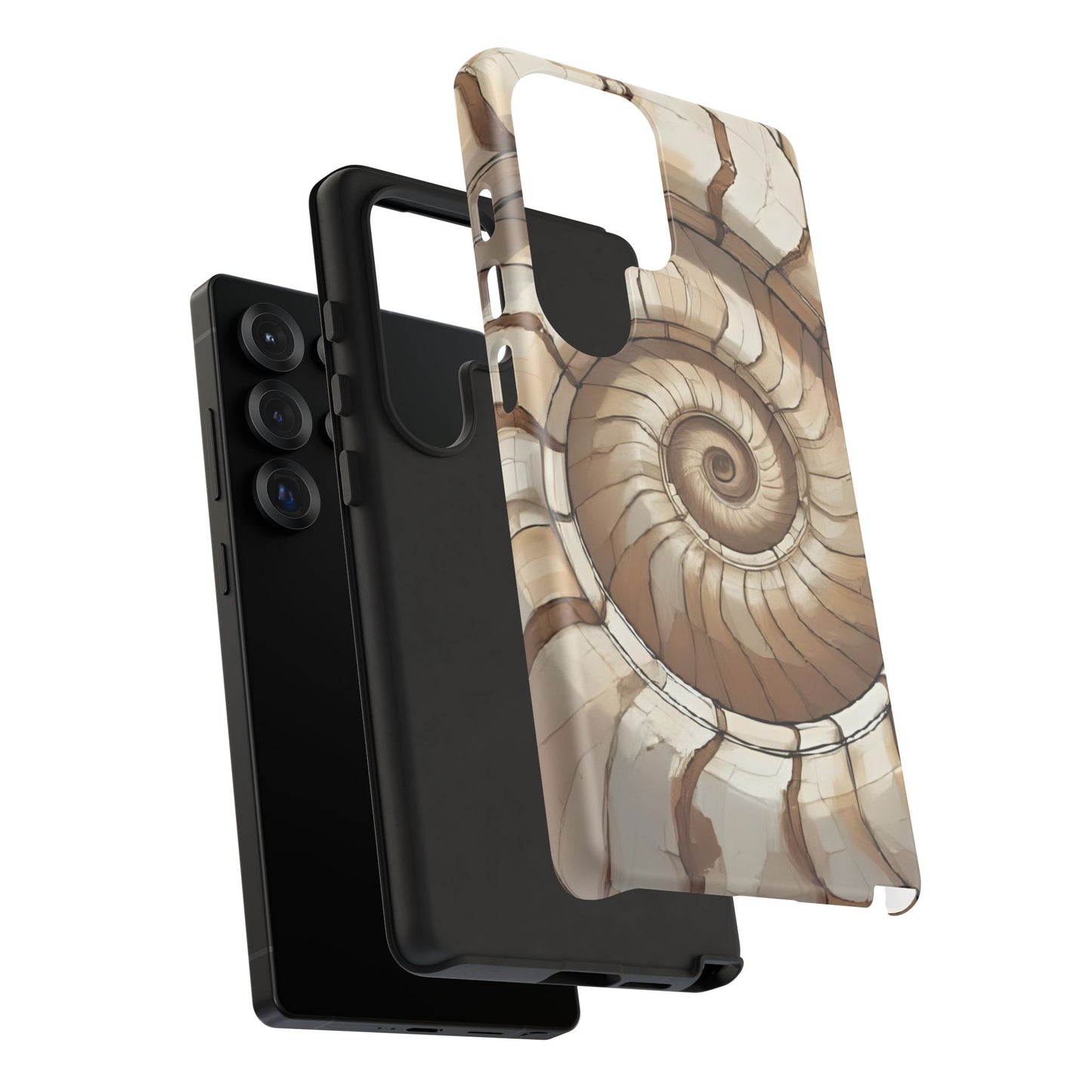 Spiral Shell Case | Ocean-Inspired Flow & Protection