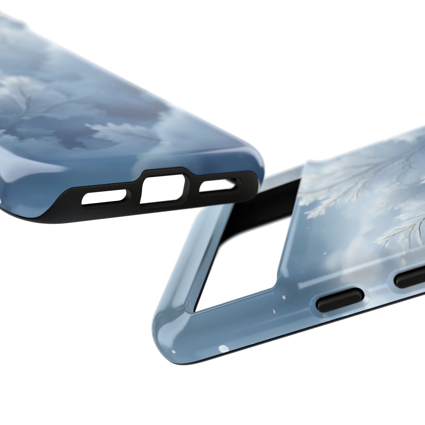 Frostglow Branch Case | Subtle Winter Beauty, Strong Everyday Protection