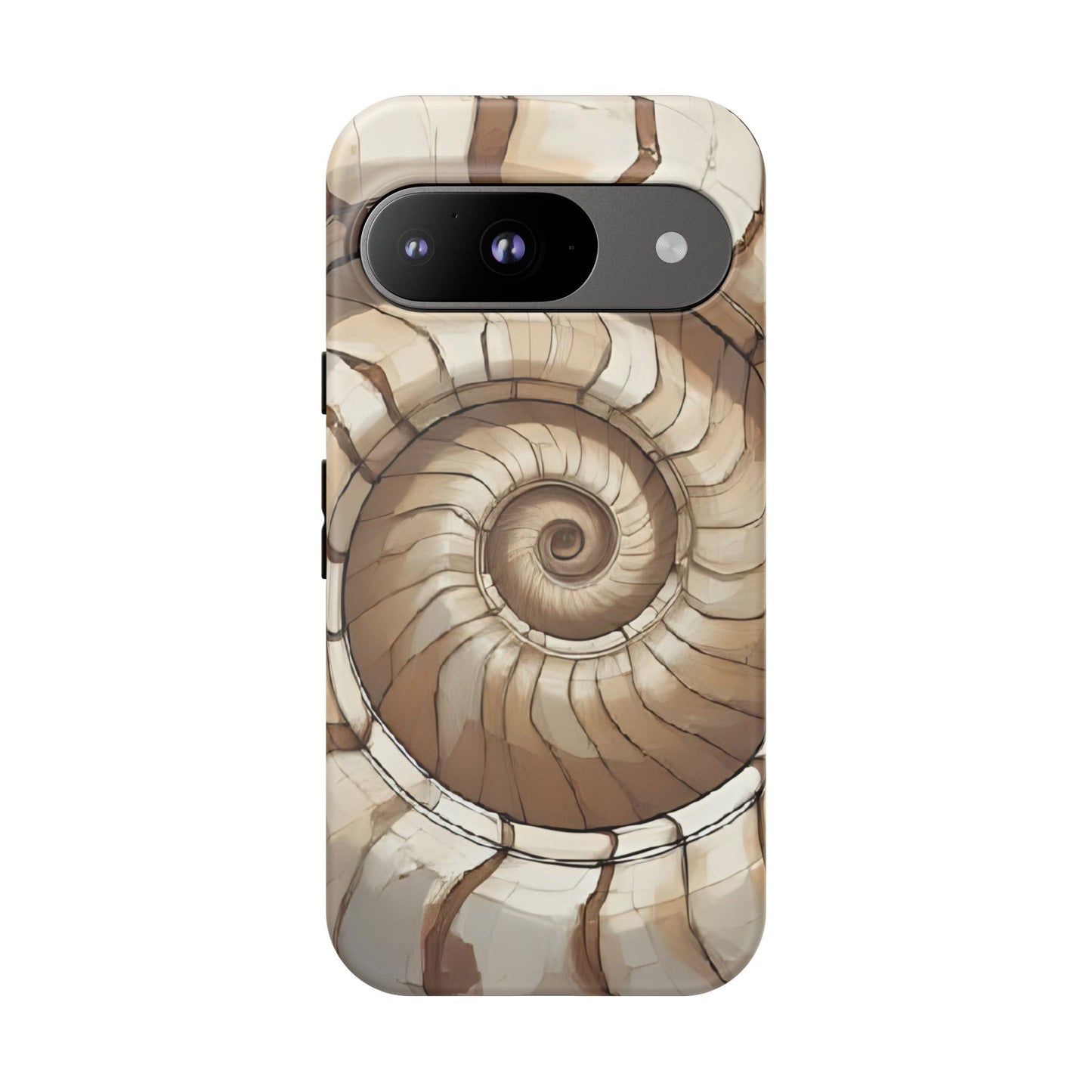 Spiral Shell Case | Ocean-Inspired Flow & Protection