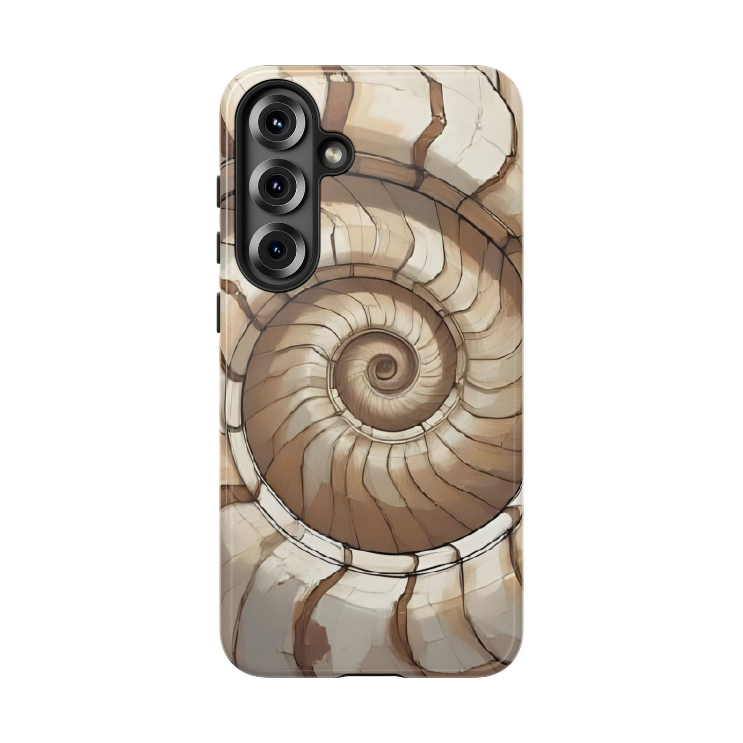 Spiral Shell Case | Ocean-Inspired Flow & Protection