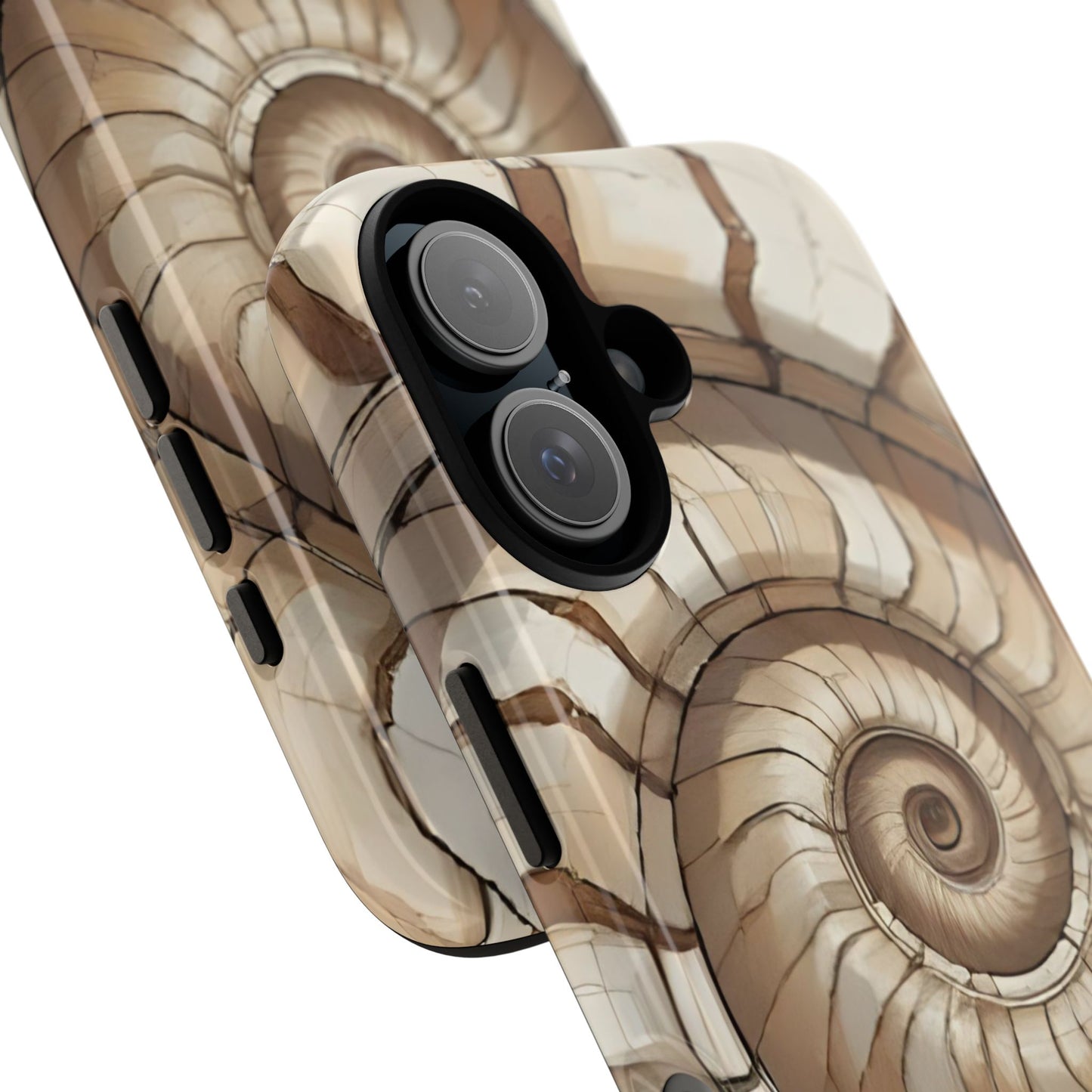 Spiral Shell Case | Ocean-Inspired Flow & Protection