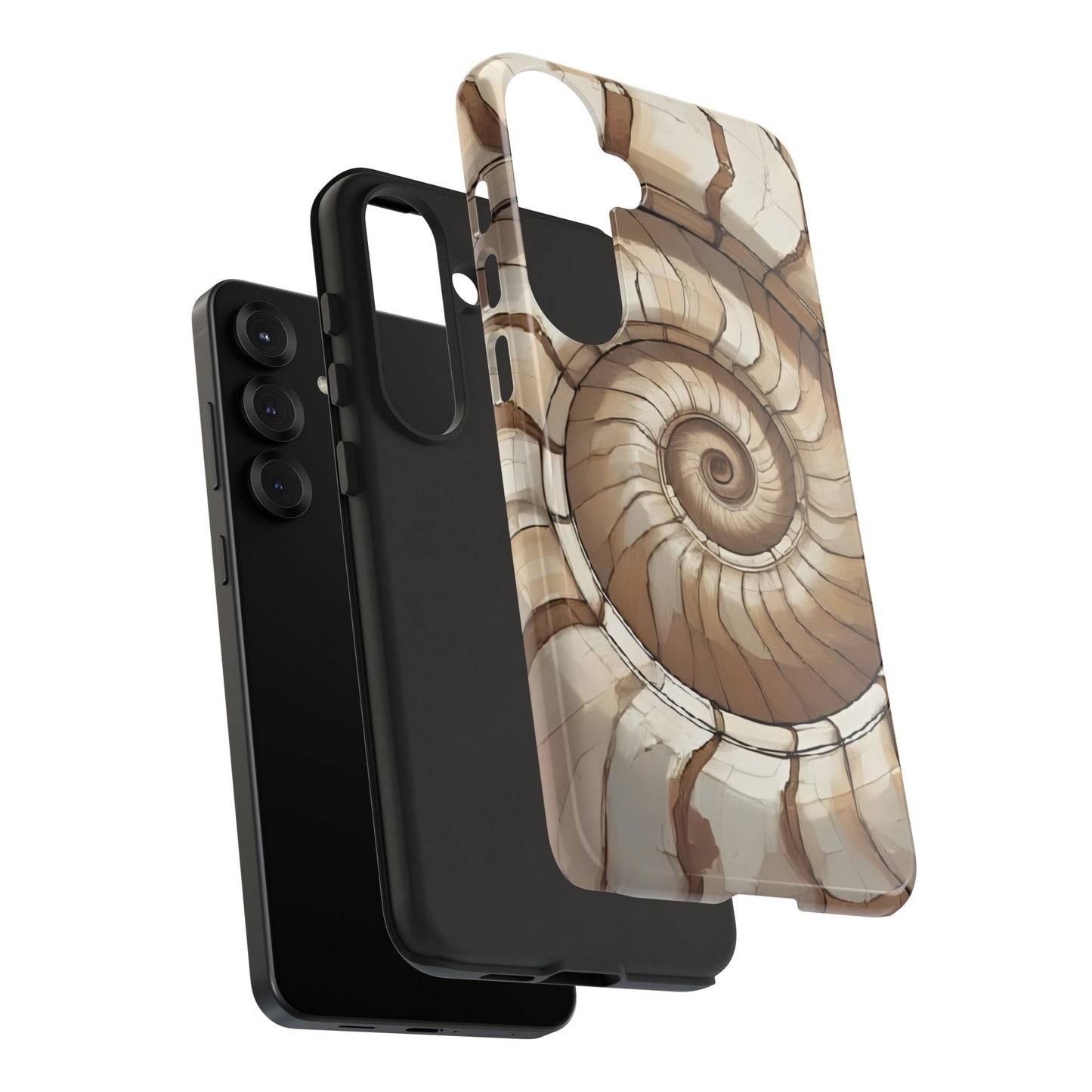 Spiral Shell Case | Ocean-Inspired Flow & Protection