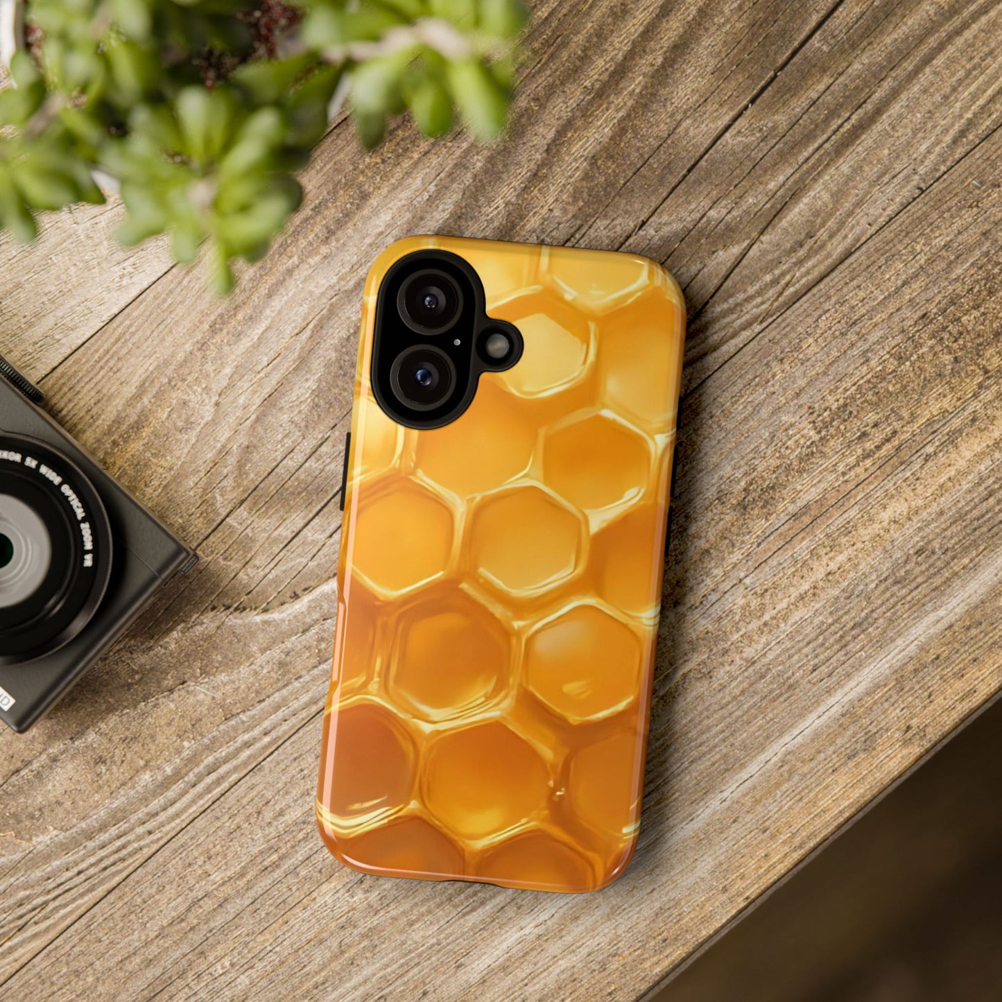 Golden Hive Case | Honeycomb-Inspired Tough Protection