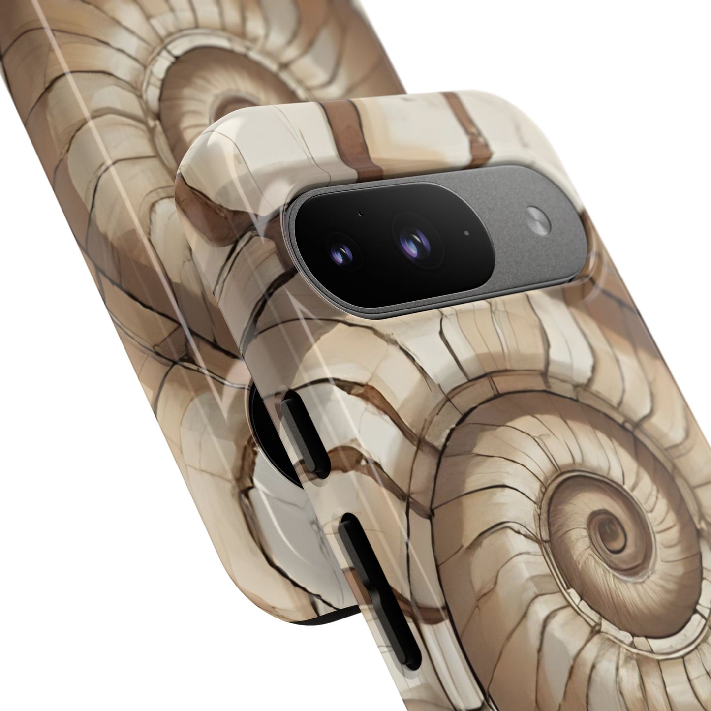 Spiral Shell Case | Ocean-Inspired Flow & Protection