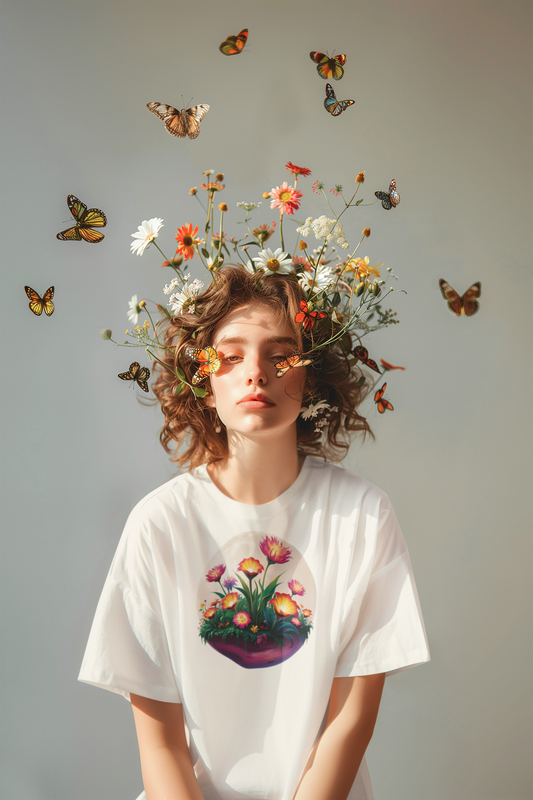 Glowing Flowers T-shirt