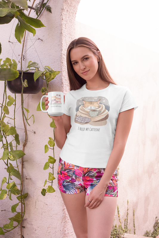 I Need My Catteine Tee