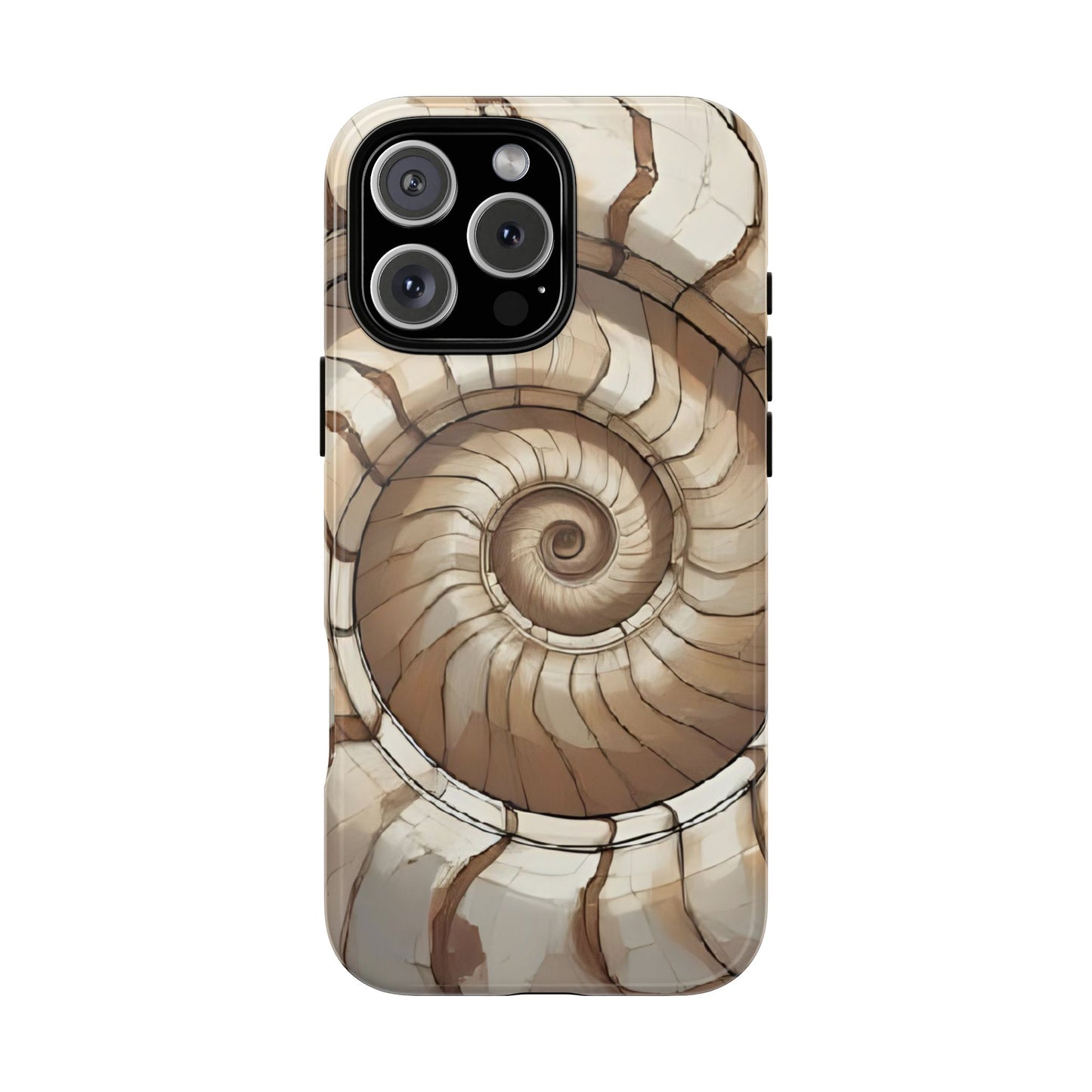 Spiral Shell Case | Ocean-Inspired Flow & Protection