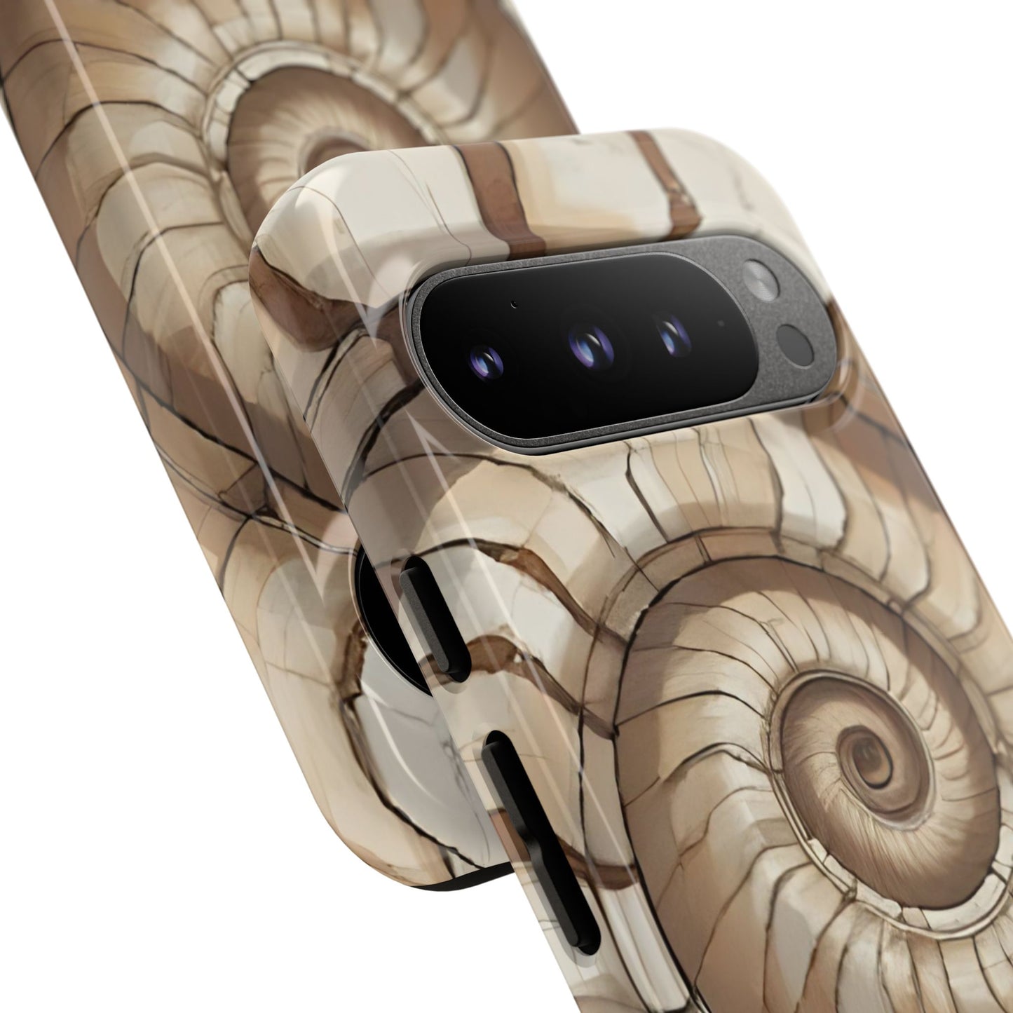 Spiral Shell Case | Ocean-Inspired Flow & Protection