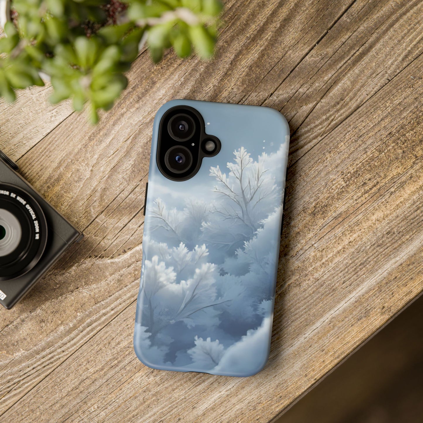 Frostglow Branch Case | Subtle Winter Beauty, Strong Everyday Protection