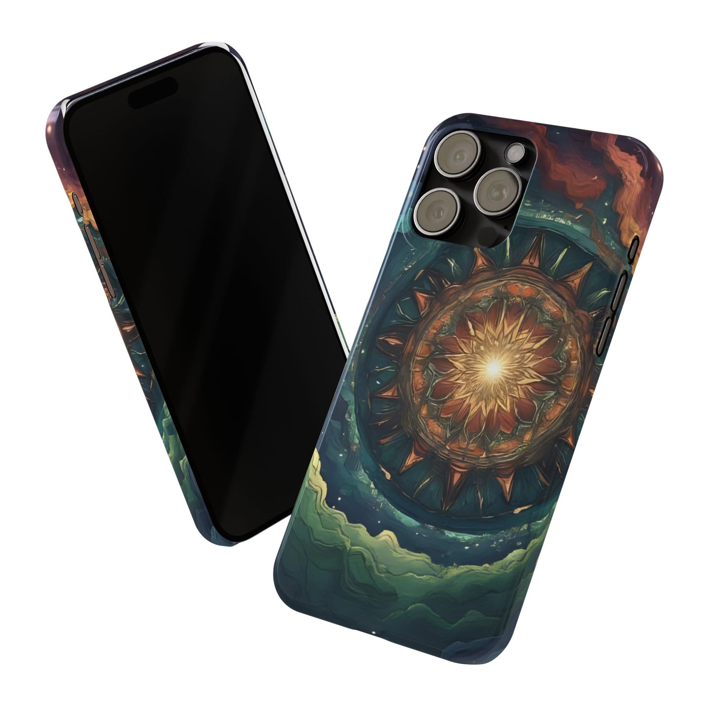 Celestial Mandala Case | Slim Glossy Astrological Phone Cover
