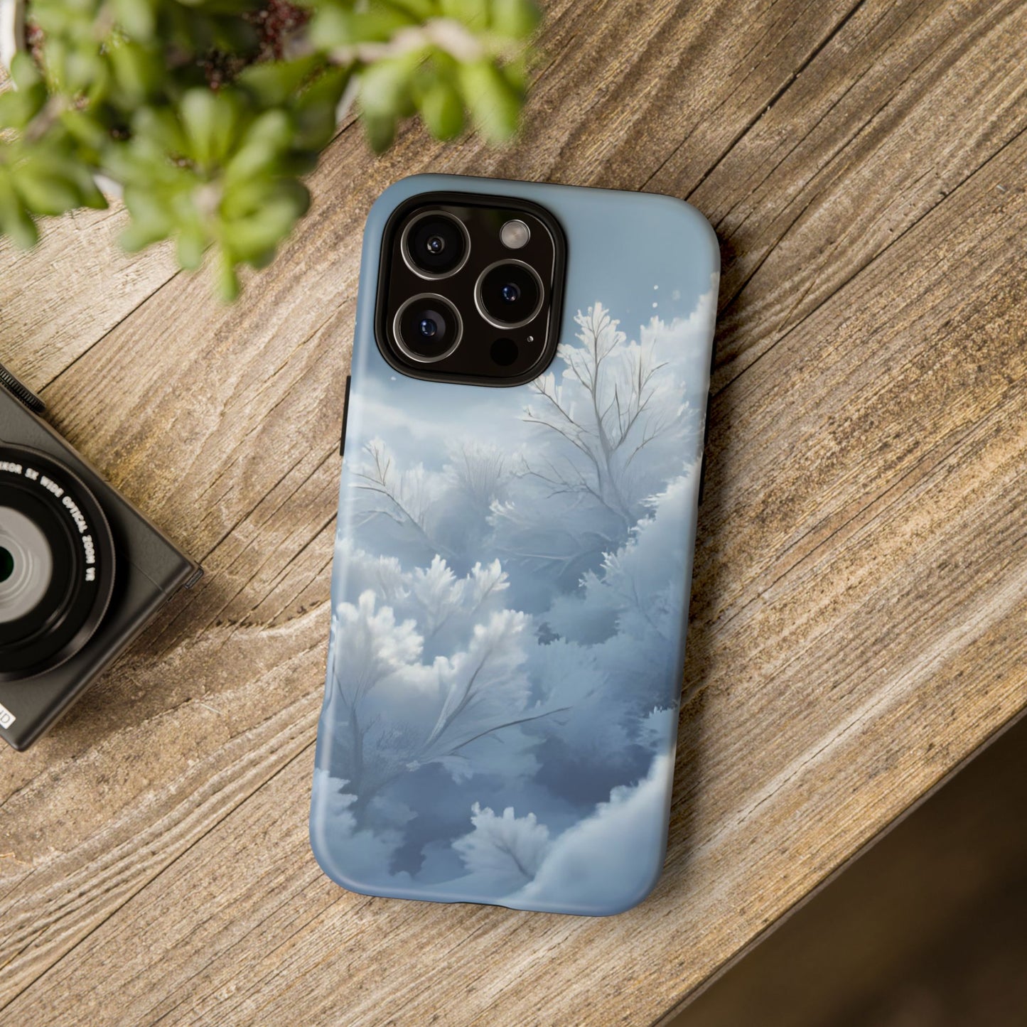 Frostglow Branch Case | Subtle Winter Beauty, Strong Everyday Protection