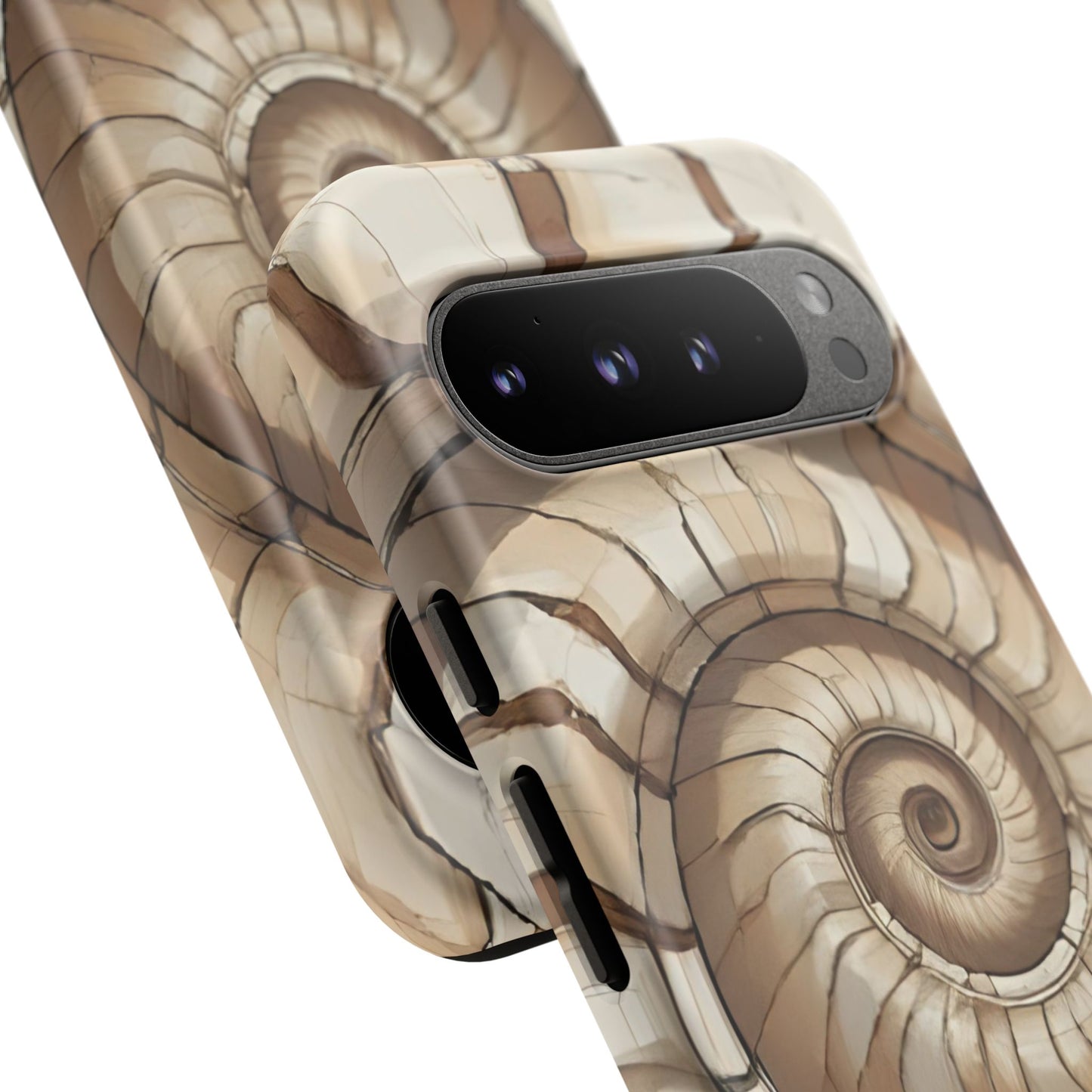 Spiral Shell Case | Ocean-Inspired Flow & Protection