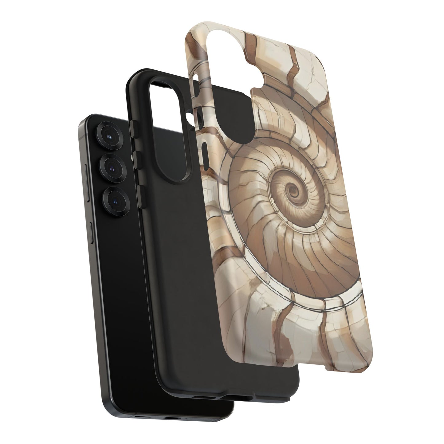 Spiral Shell Case | Ocean-Inspired Flow & Protection