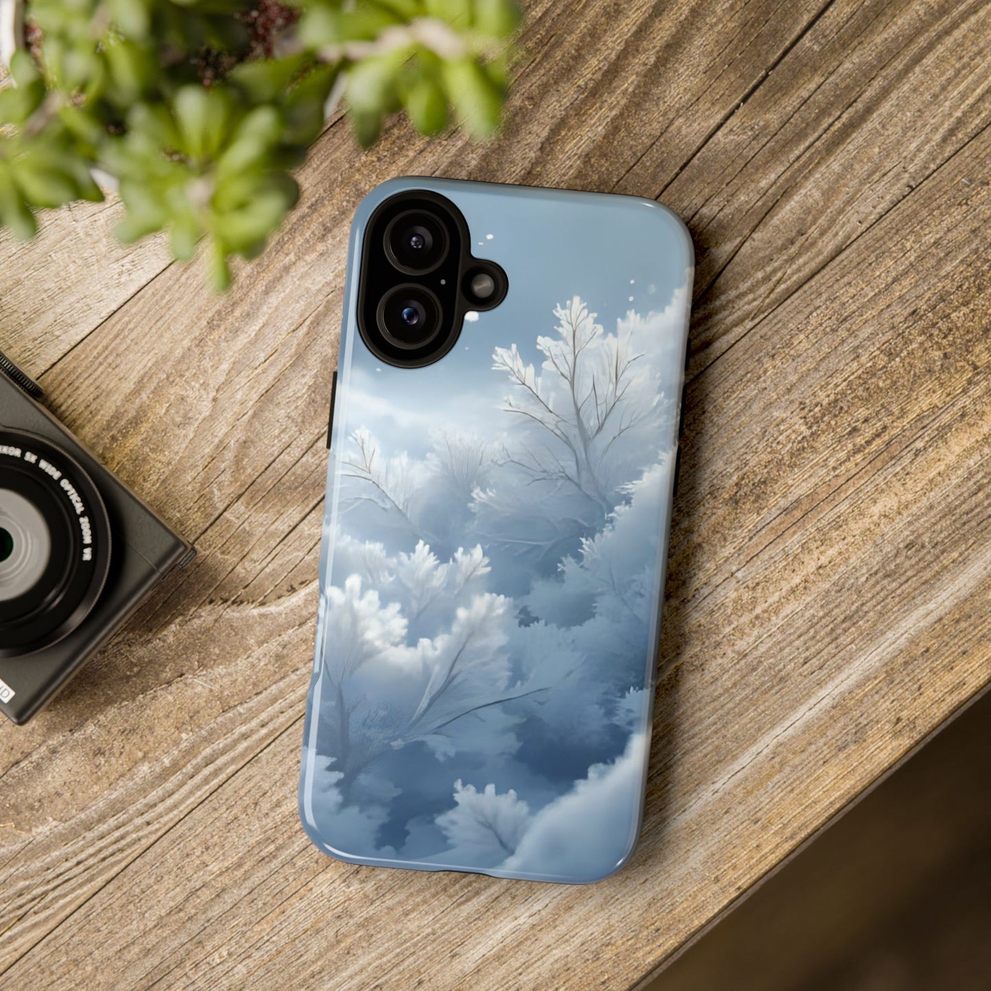 Frostglow Branch Case | Subtle Winter Beauty, Strong Everyday Protection