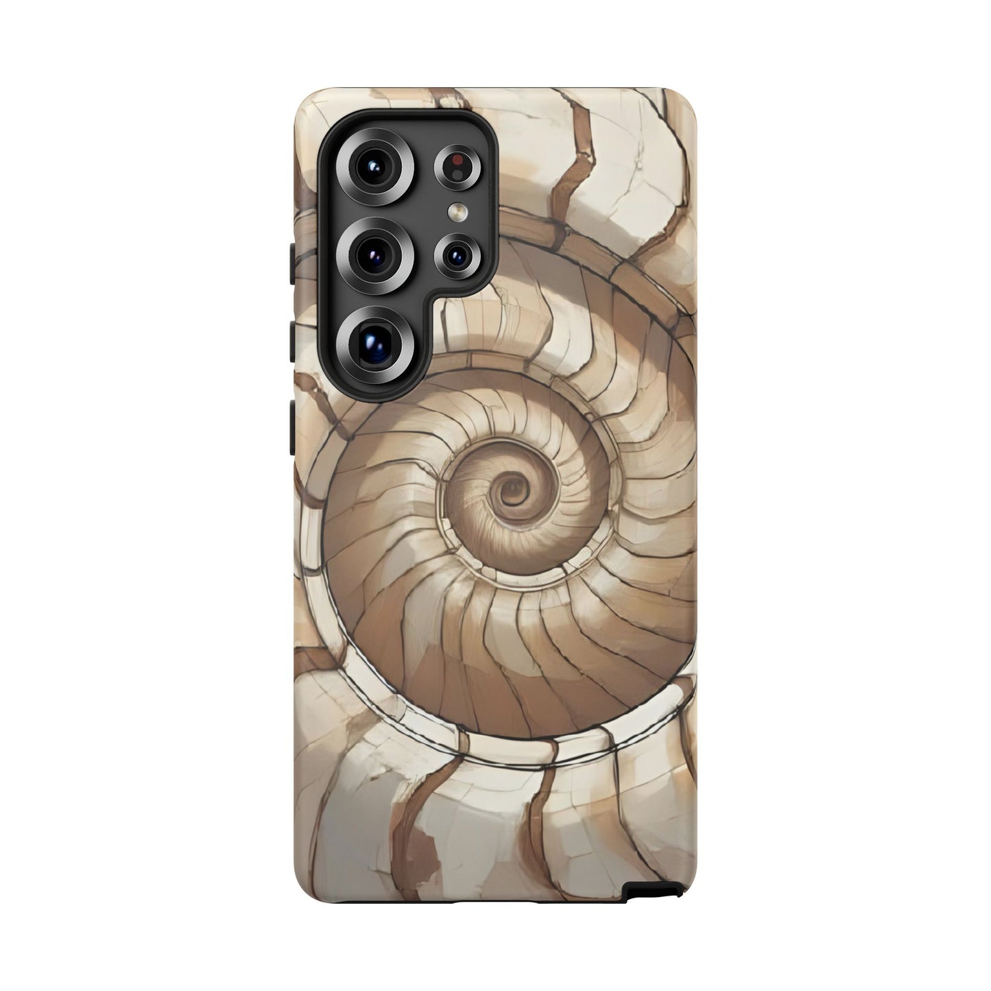 Spiral Shell Case | Ocean-Inspired Flow & Protection
