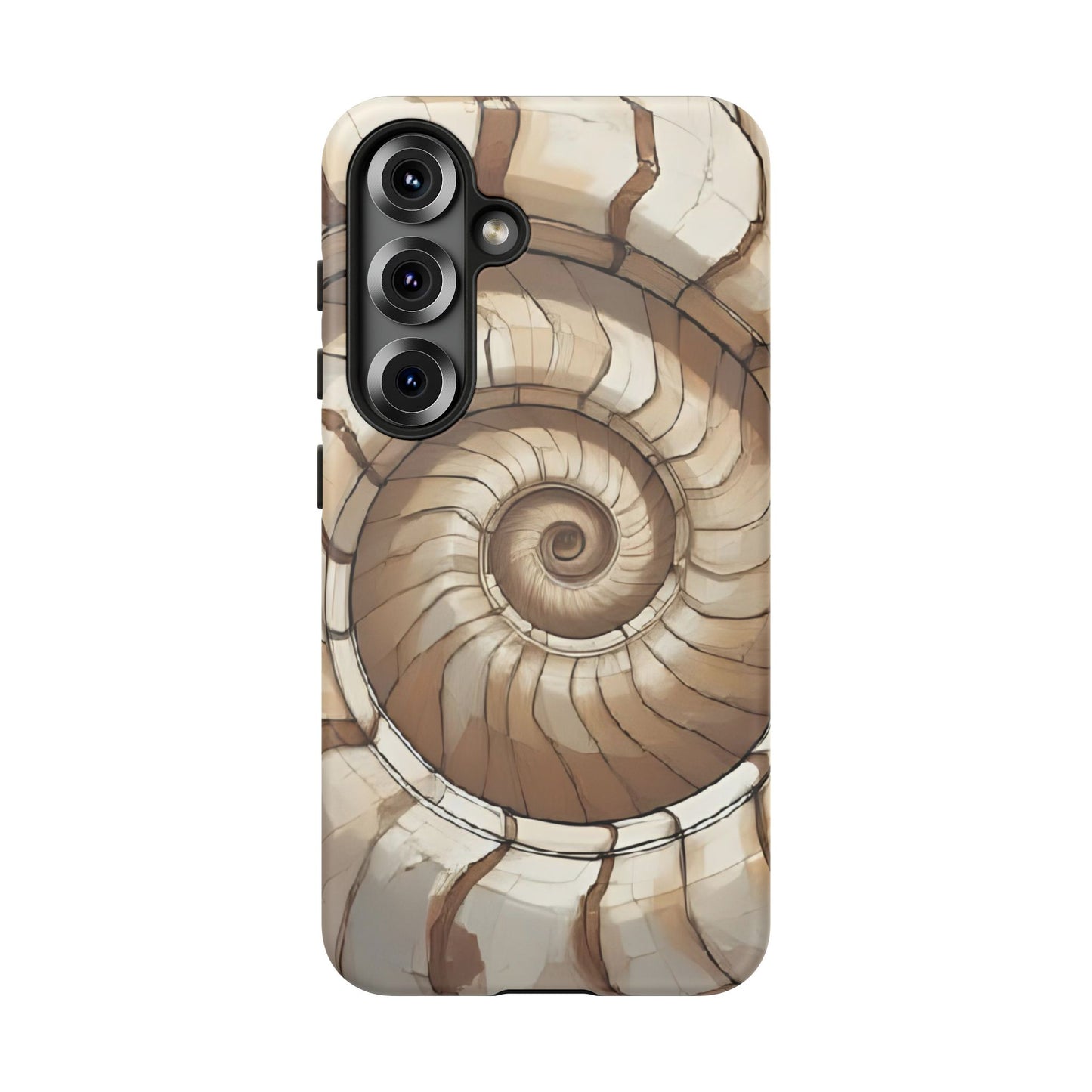 Spiral Shell Case | Ocean-Inspired Flow & Protection