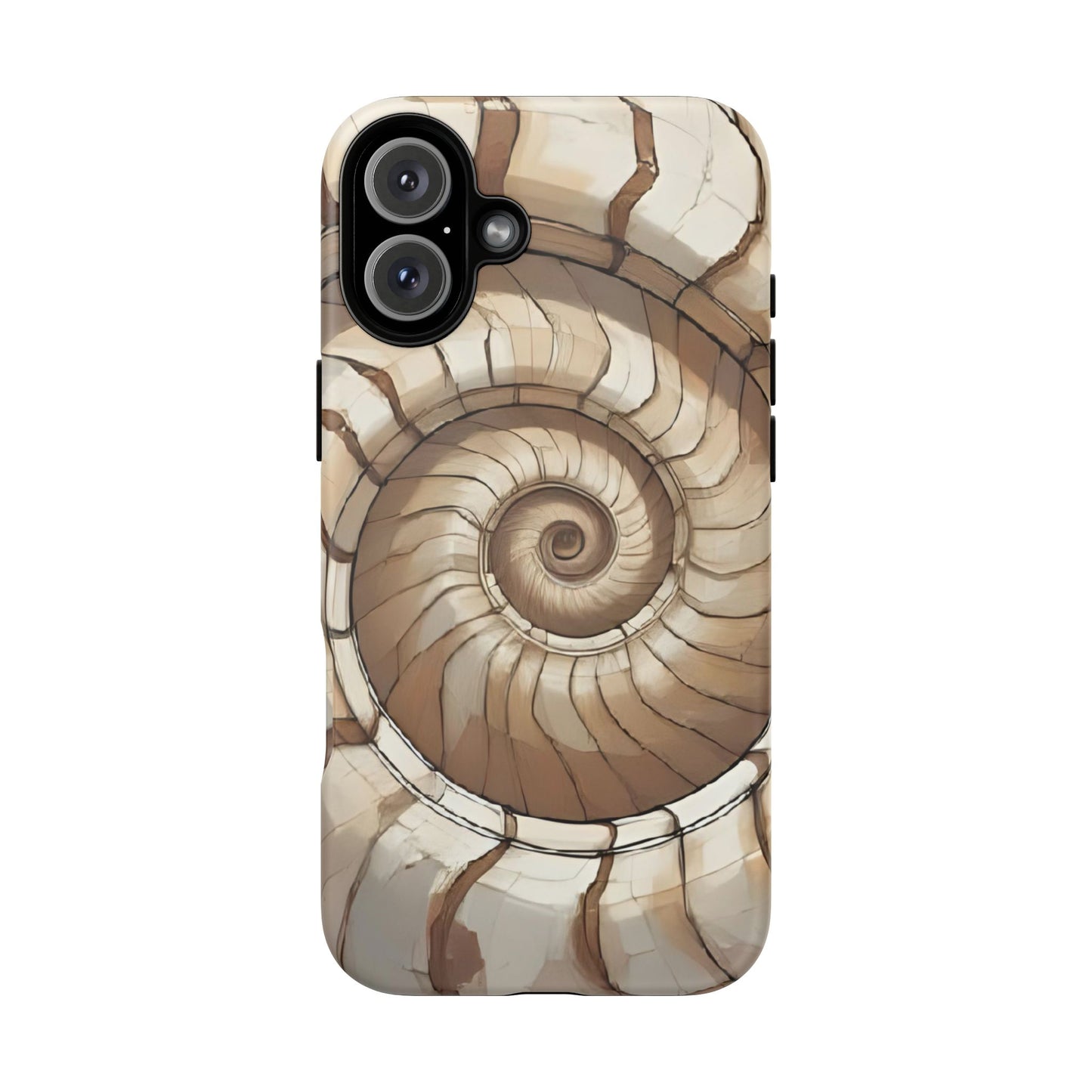 Spiral Shell Case | Ocean-Inspired Flow & Protection