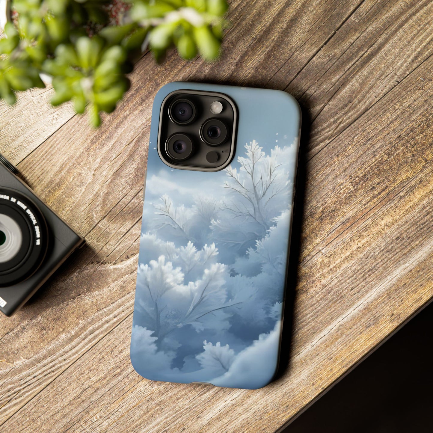 Frostglow Branch Case | Subtle Winter Beauty, Strong Everyday Protection