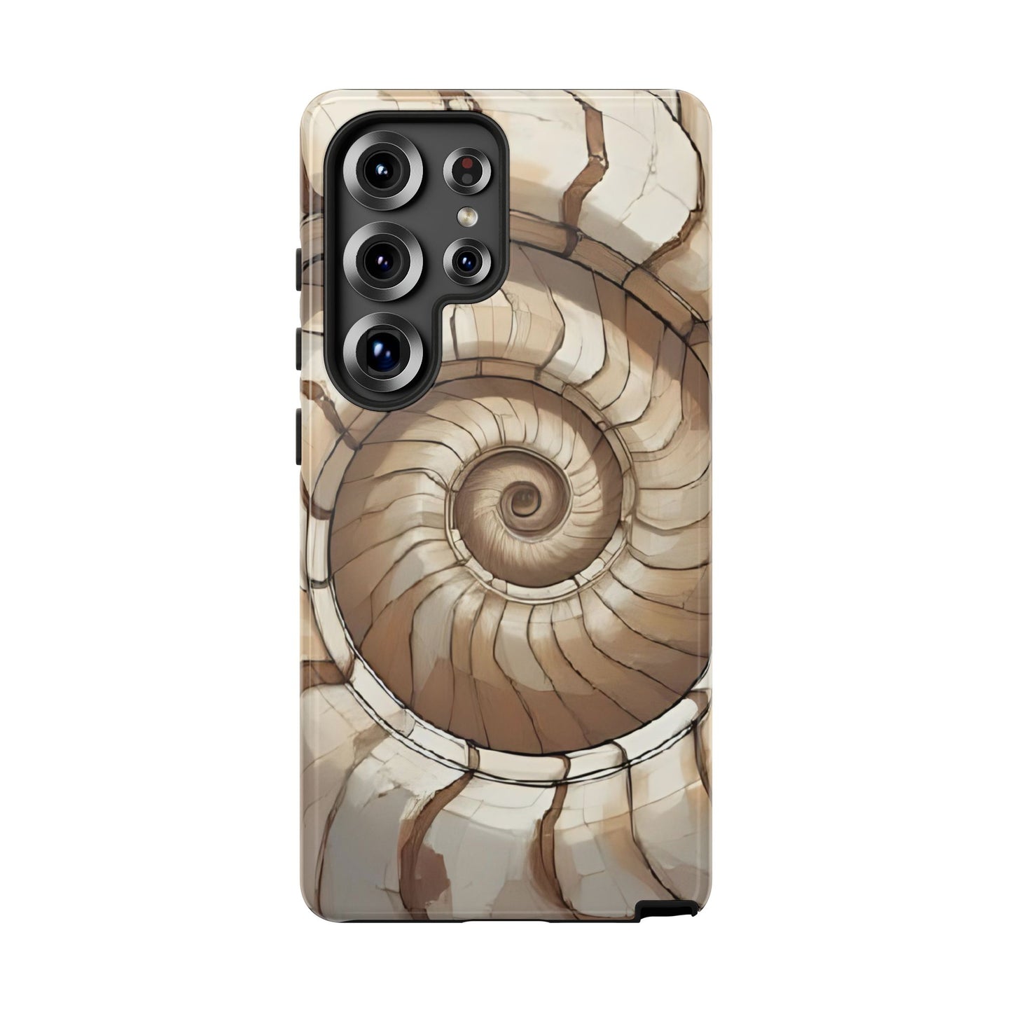 Spiral Shell Case | Ocean-Inspired Flow & Protection