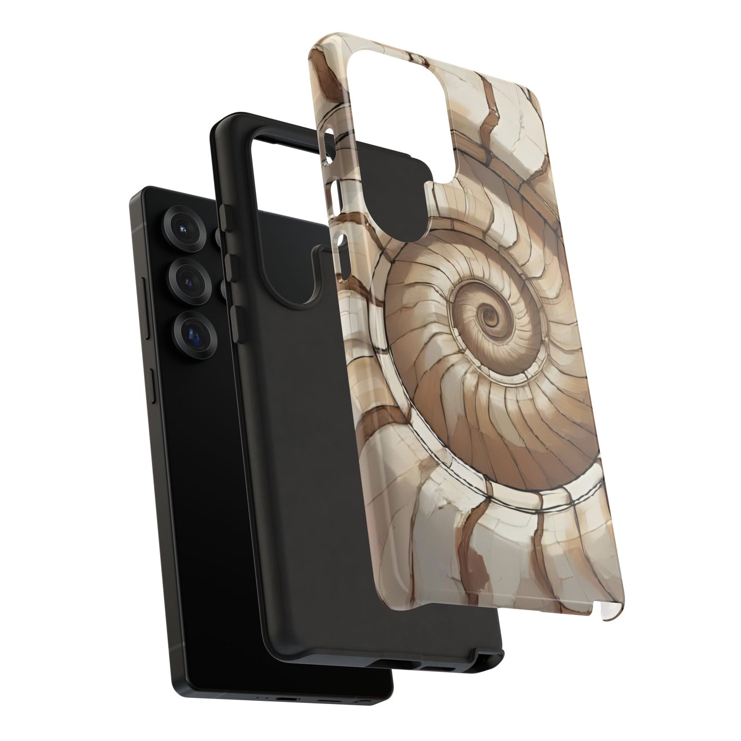 Spiral Shell Case | Ocean-Inspired Flow & Protection