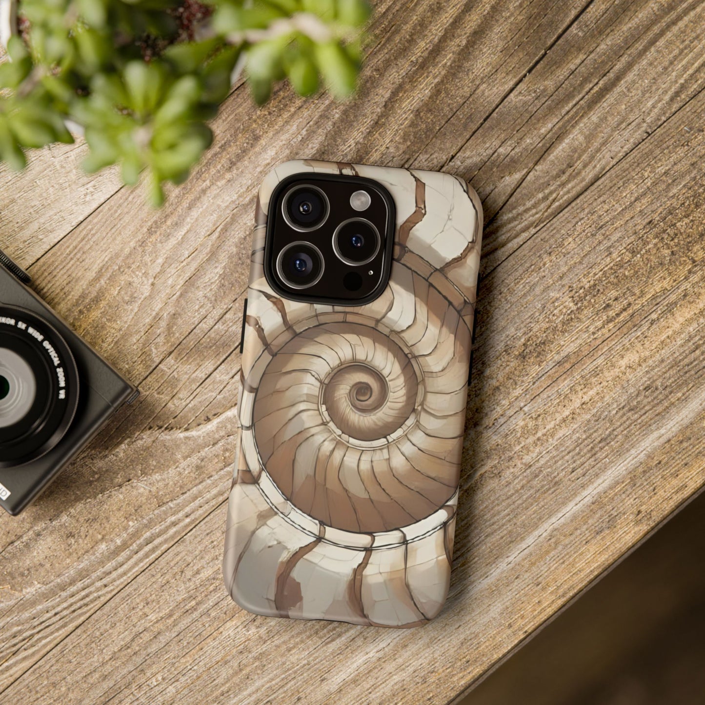 Spiral Shell Case | Ocean-Inspired Flow & Protection