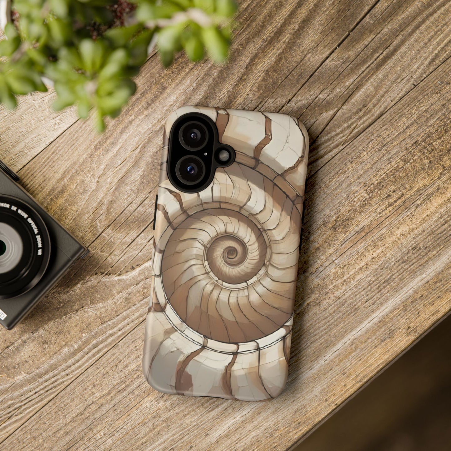 Spiral Shell Case | Ocean-Inspired Flow & Protection
