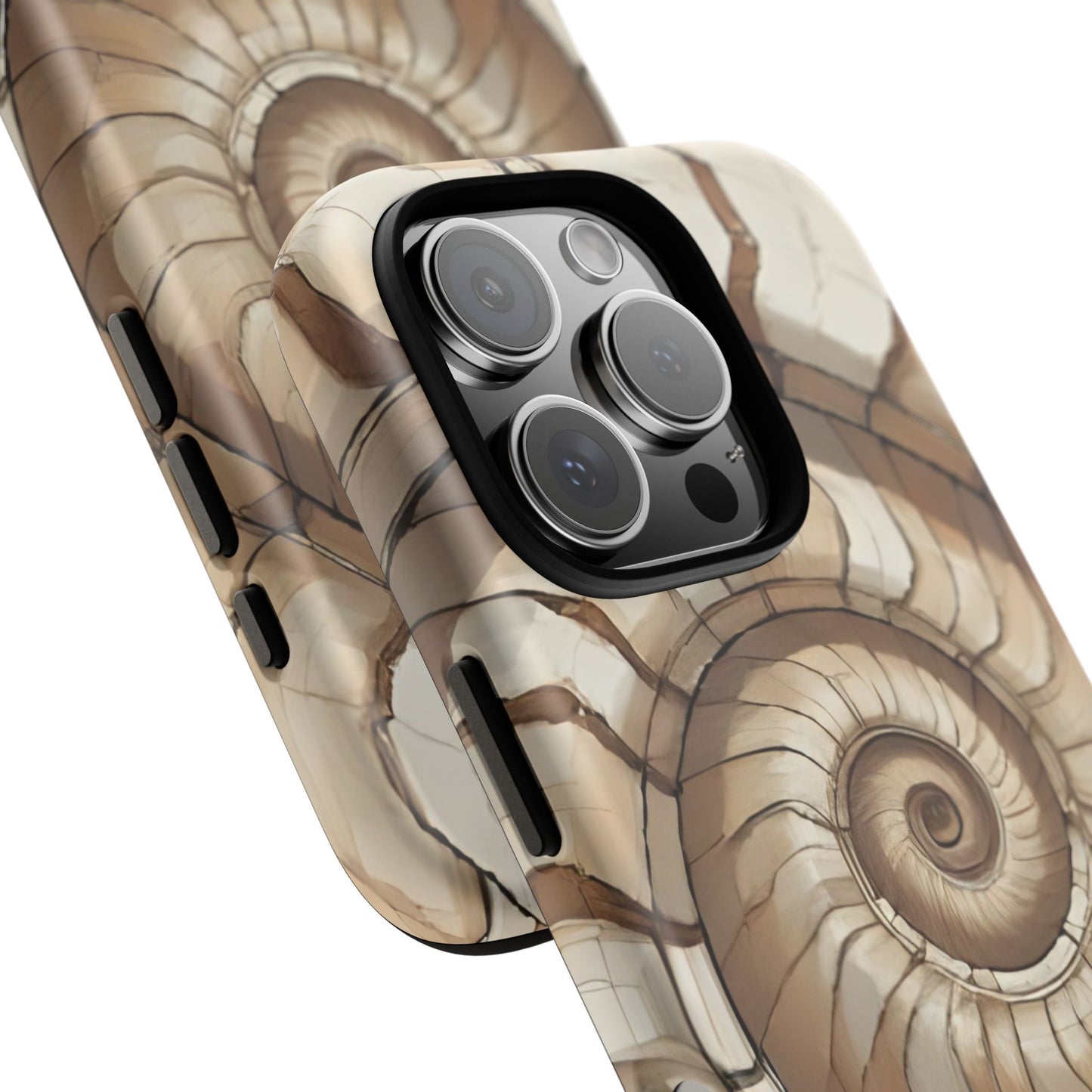 Spiral Shell Case | Ocean-Inspired Flow & Protection